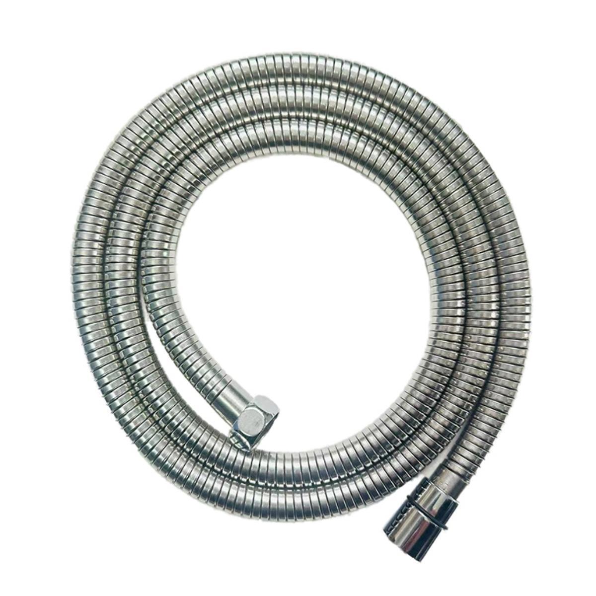 SH 10 Шланг для душа с двойным замком растяжной (150см-210см) с функцией вращения лейки ,360 градус.