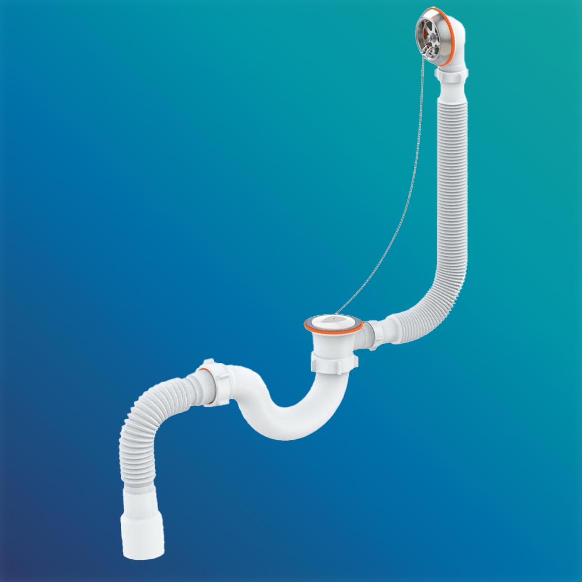 Сифон "РМС" СВ-О для ванны округлый