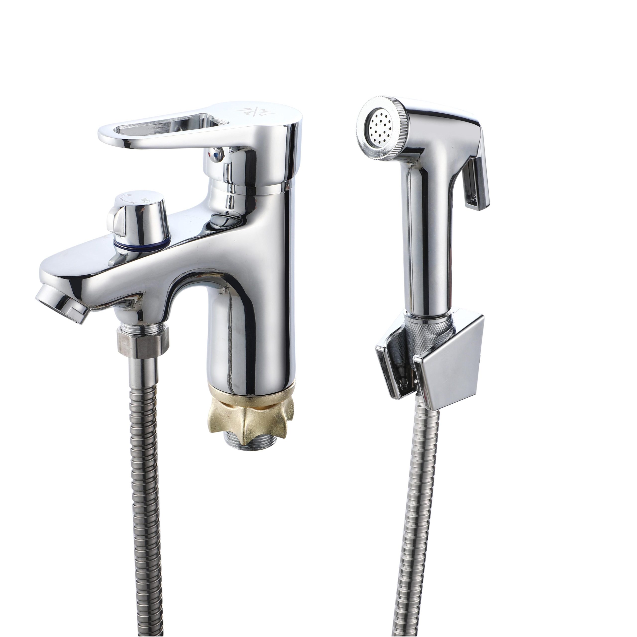 SL141-001F-1 Смеситель для умывальника с душем, Ø35