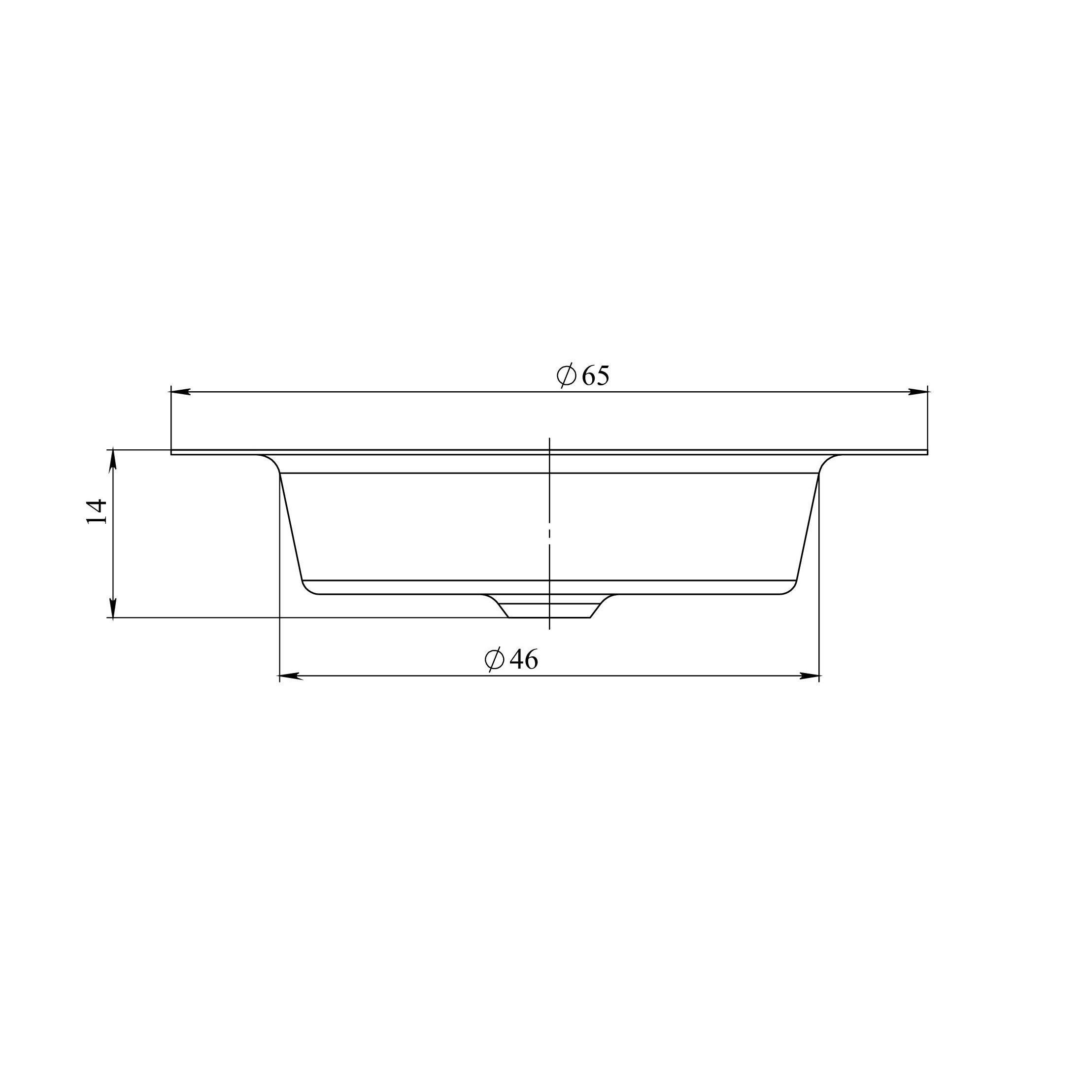 Чаша "РМС" КС-02 из нержавейки