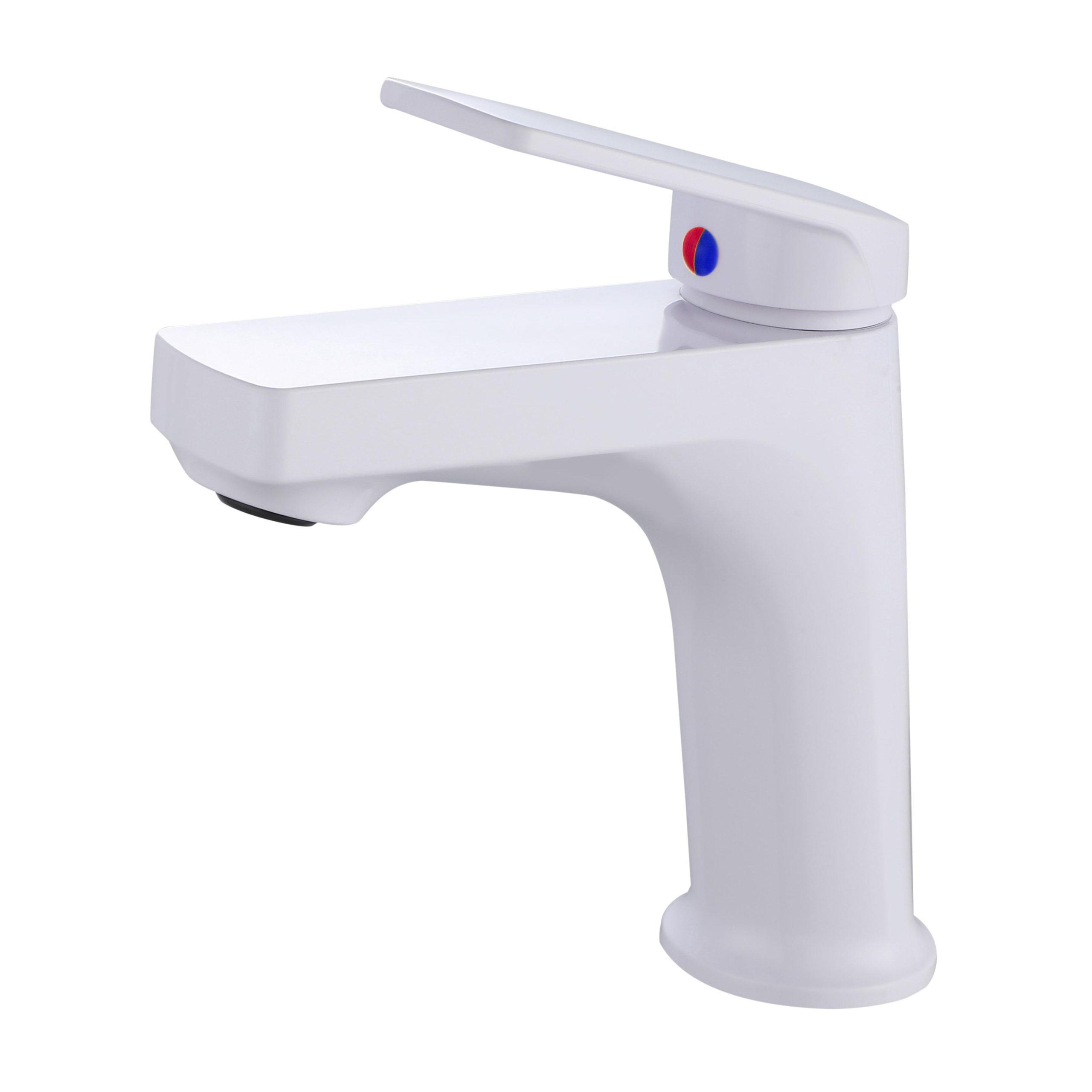 PL7-001F Смеситель для умывальника из высокопрочного пластика-Белый