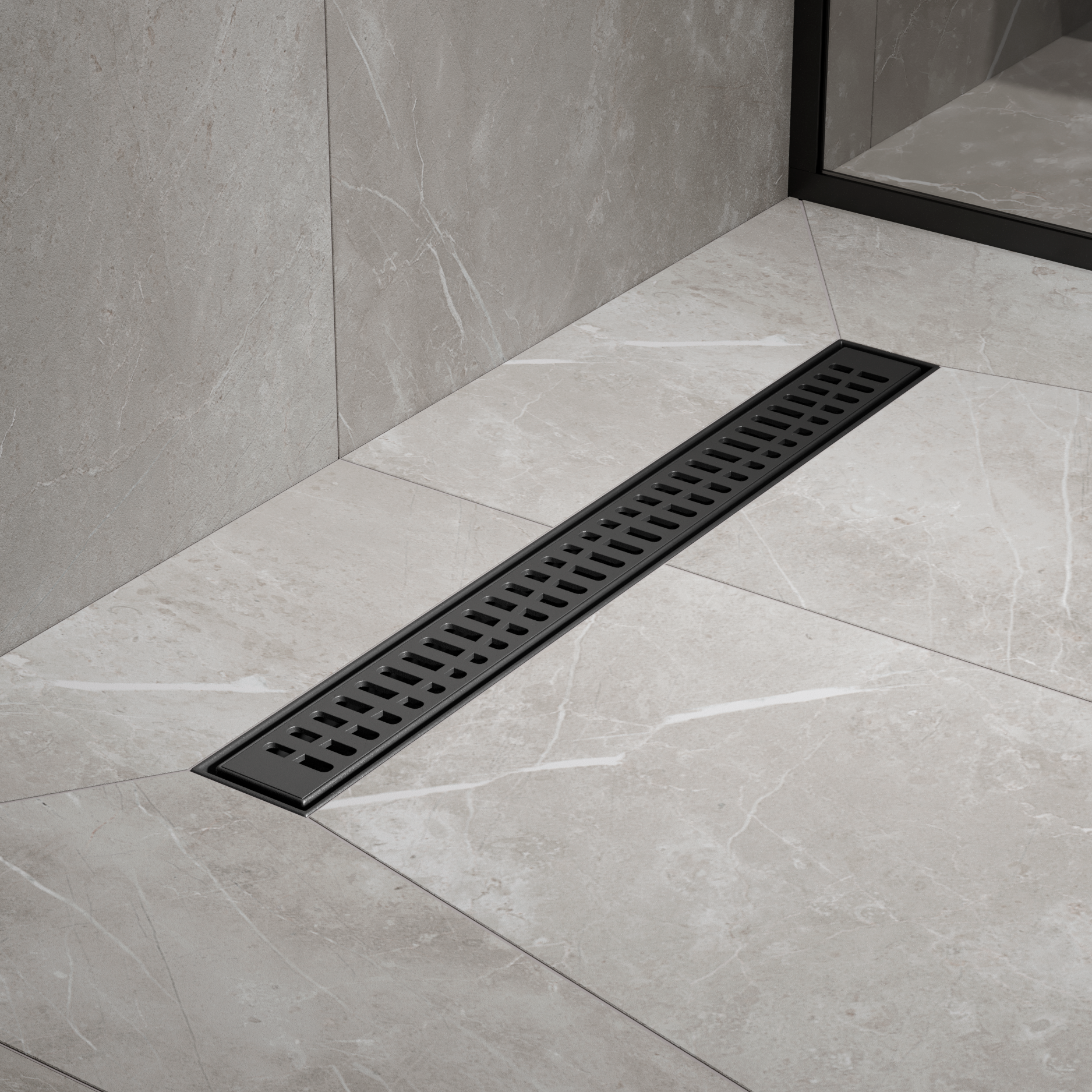 Трап линейный РМС ТЛ-03-Ч-60х7