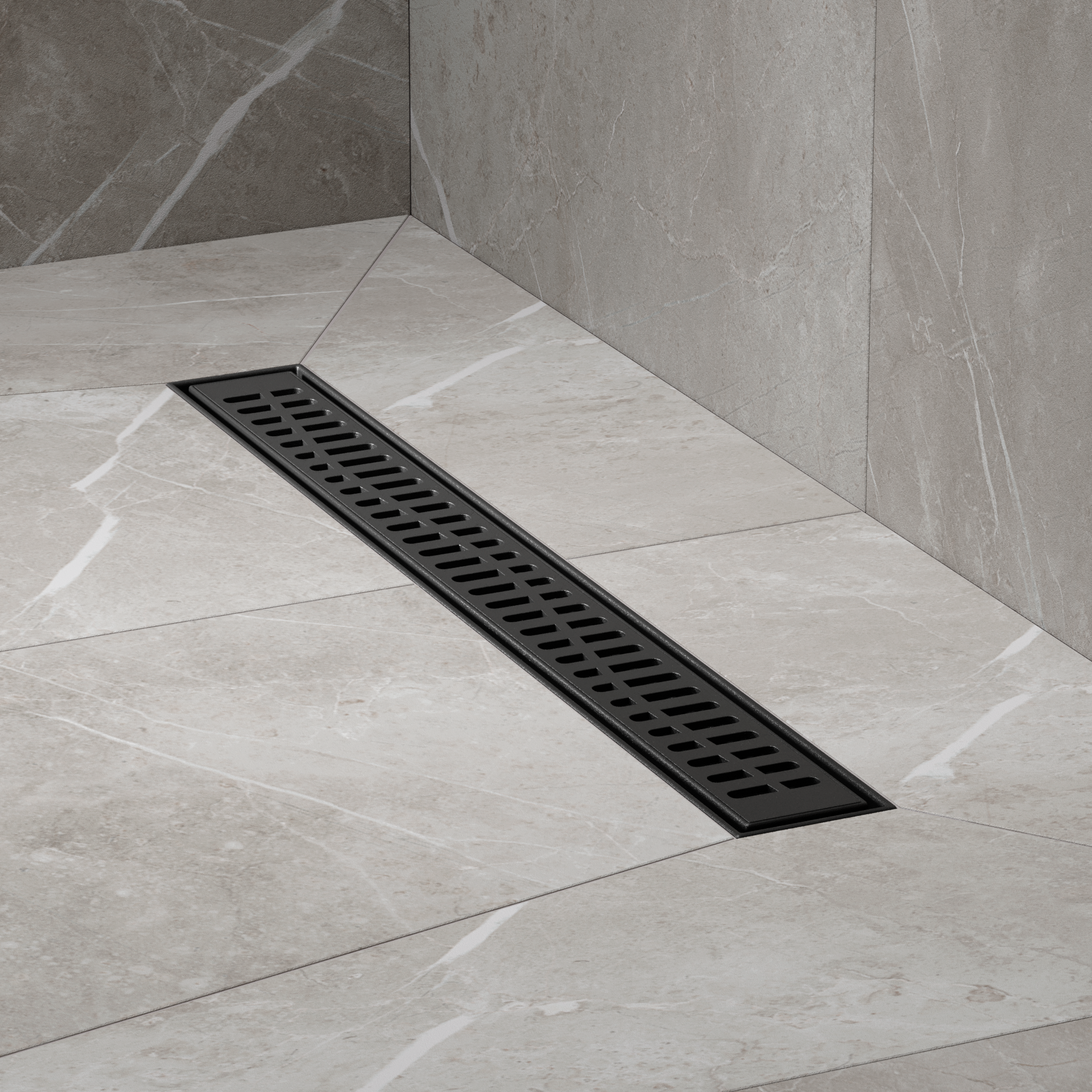 Трап линейный РМС ТЛ-03-Ч-60х7