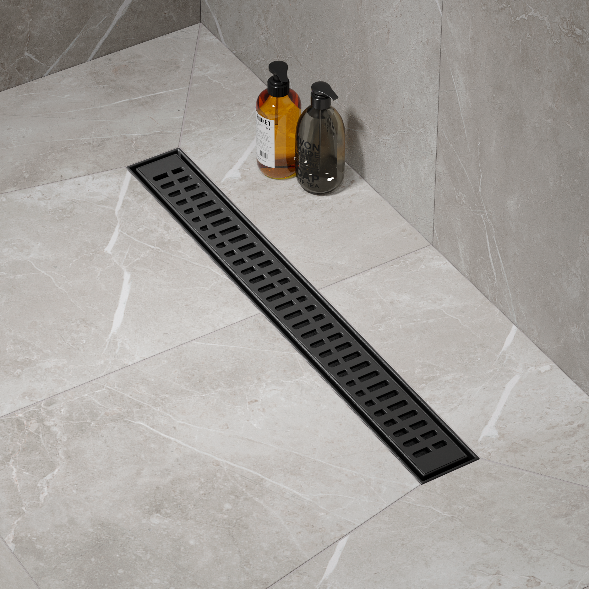 Трап линейный РМС ТЛ-03-Ч-60х7