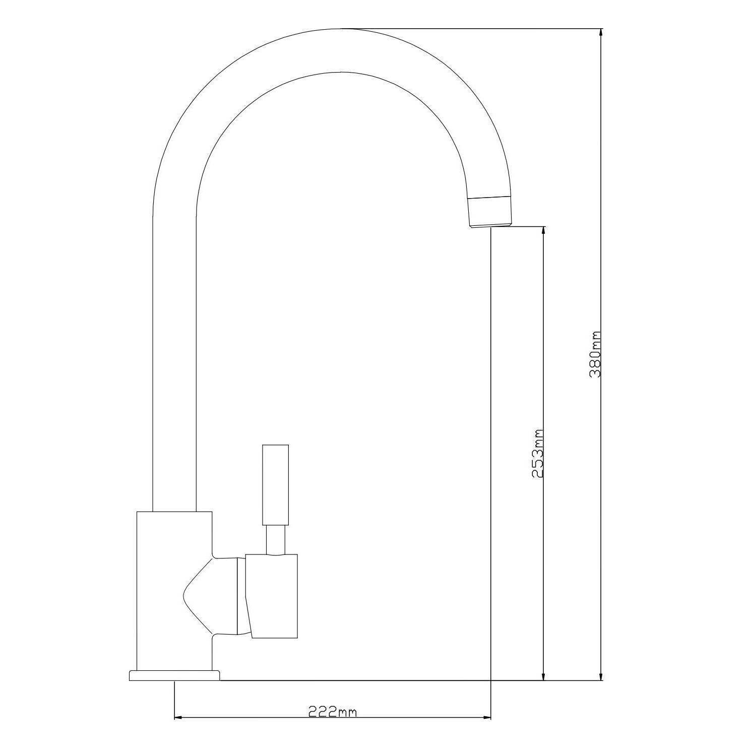 B9097J Смеситель для кухни с переключением фильтра для питьевой воды