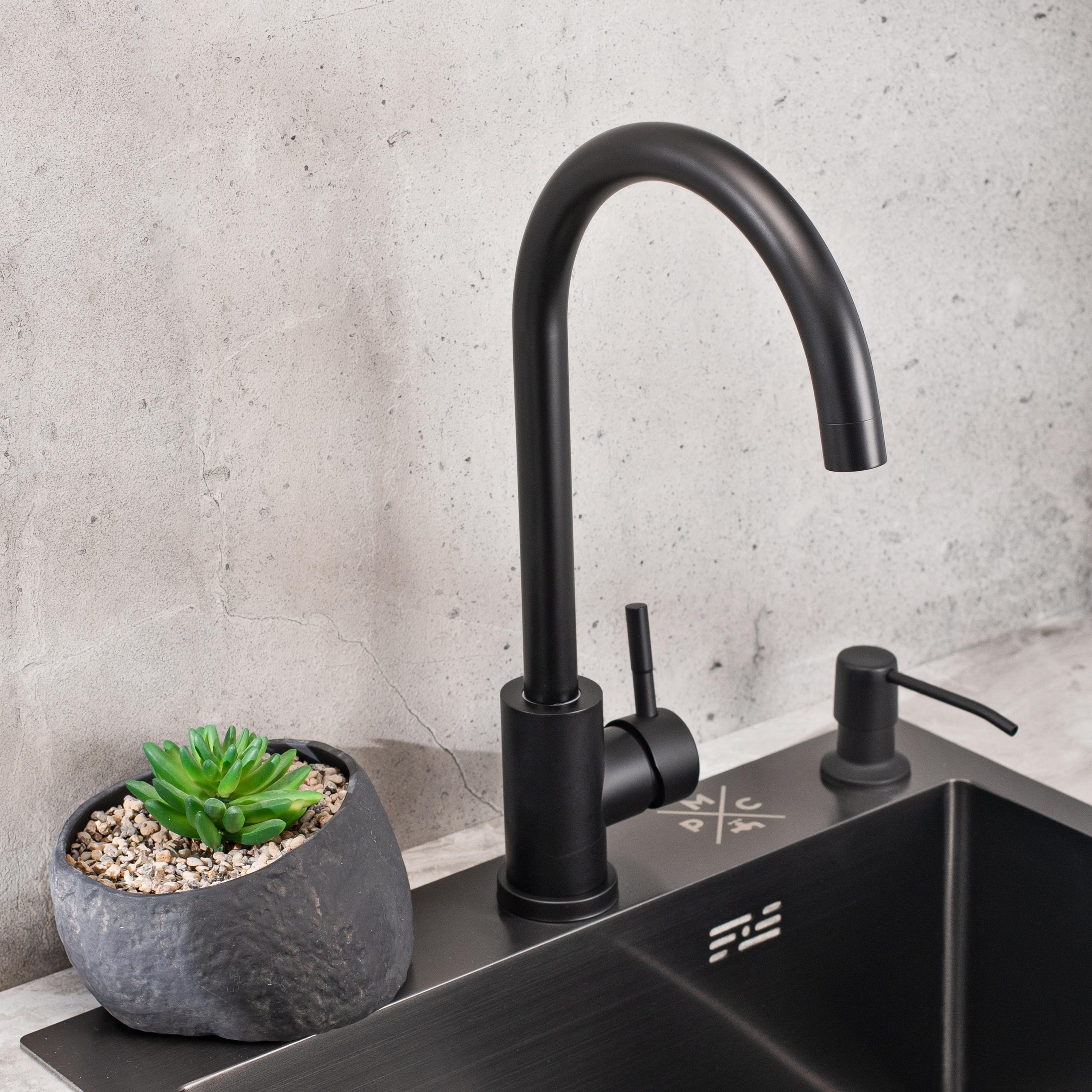 SUS124BL-017F Смеситель для кухни, ø35