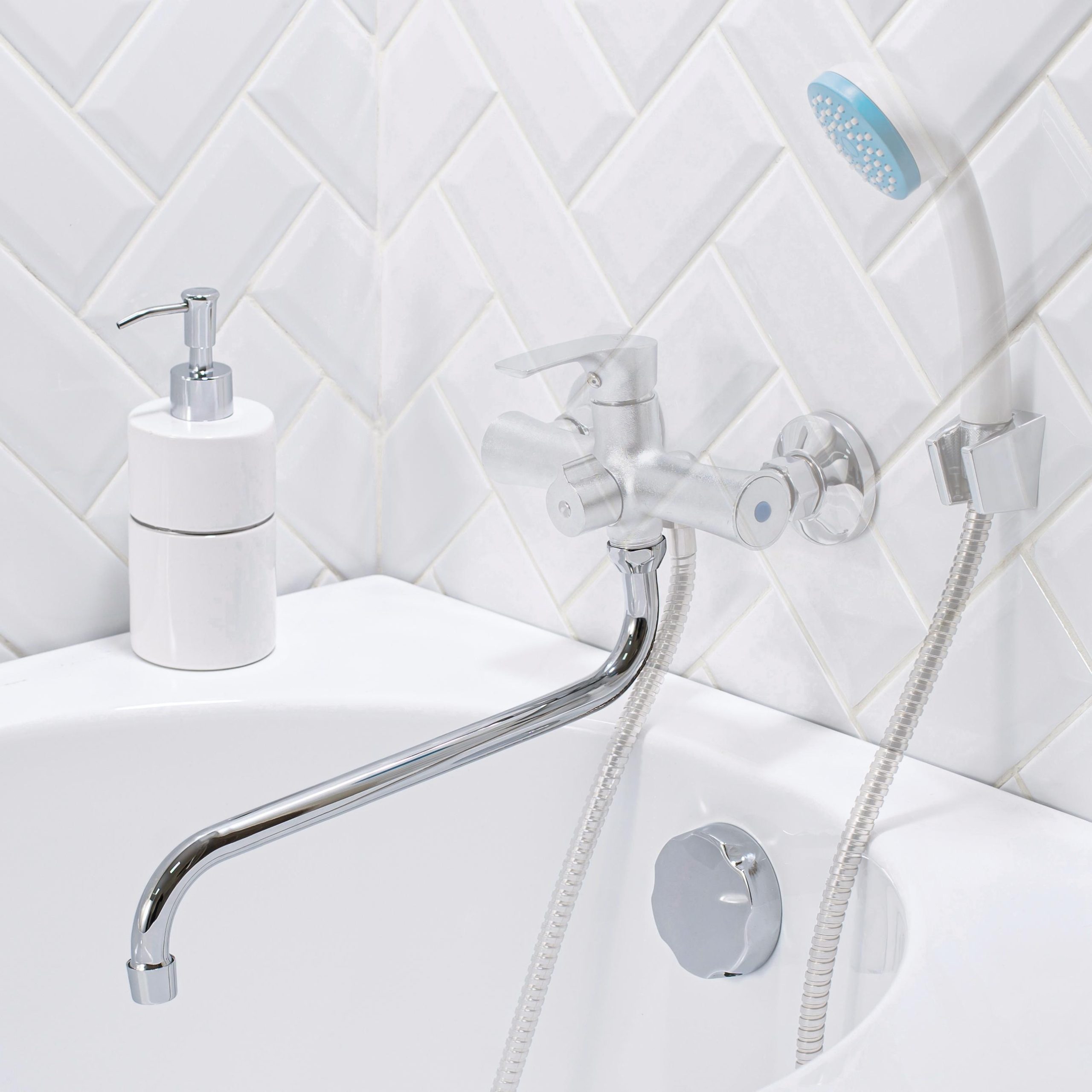 SS385K Излив круглый для ванны