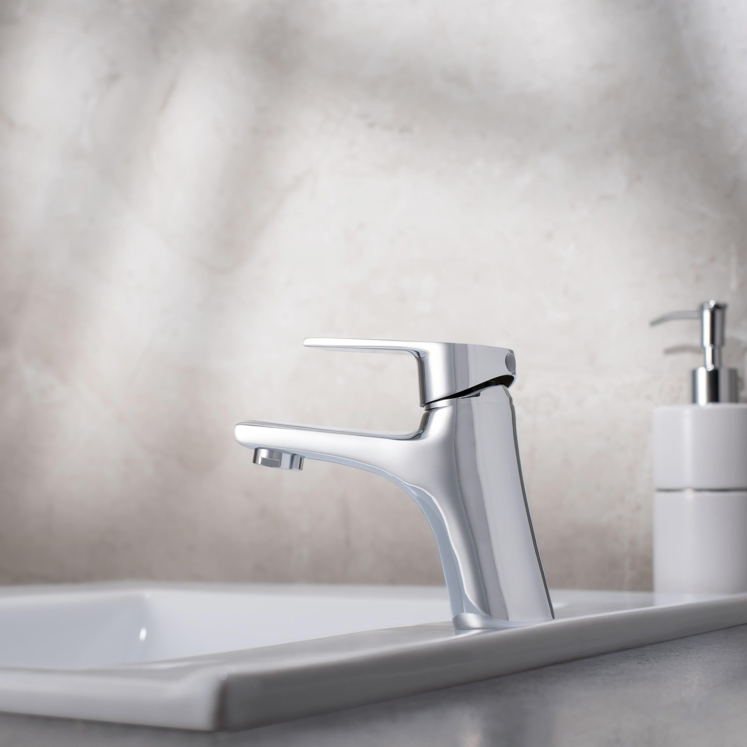 SL132-001F  Смеситель для умывальника, ø35