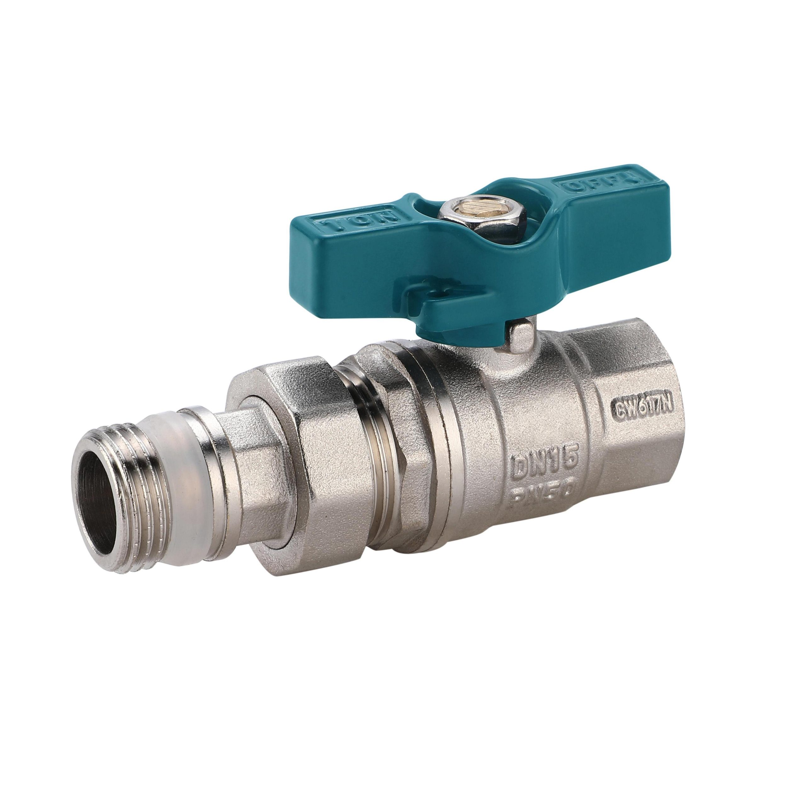 Кран шаровой "РМС" Люкс с полусгоном ГШБП-15 (1/2")