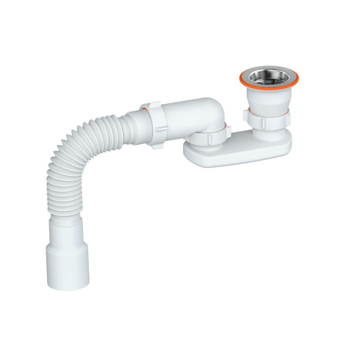 Сифон "РМС" СД-П для душ.поддона плоский