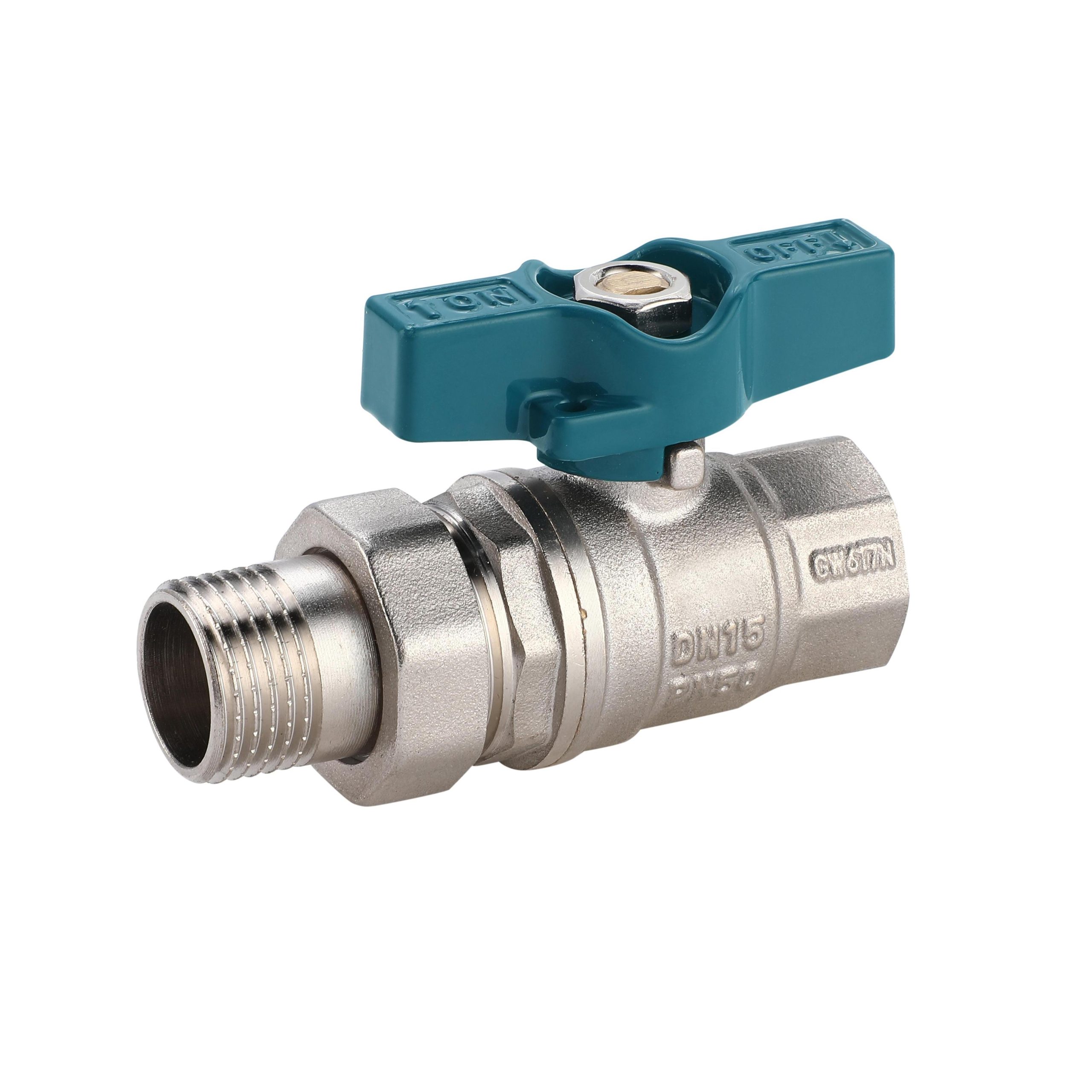 Кран шаровой "РМС" Люкс с полусгоном ГШБА-15 (1/2")