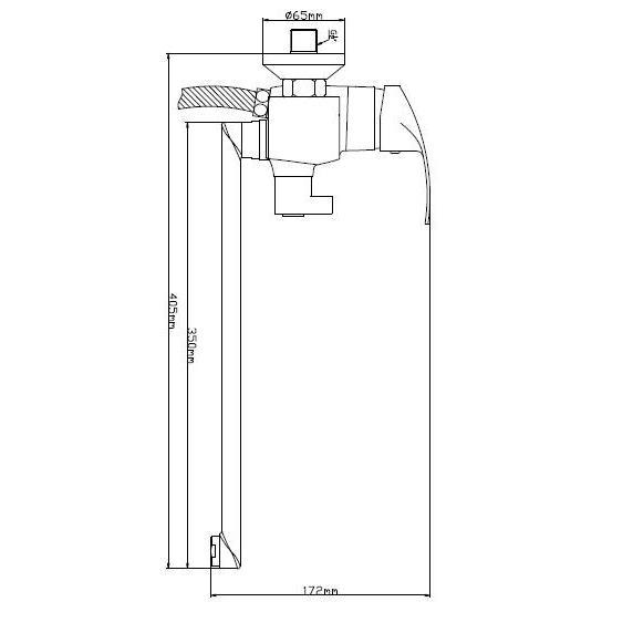 B8174-18F Смеситель для ванны из Латуни, ø40
