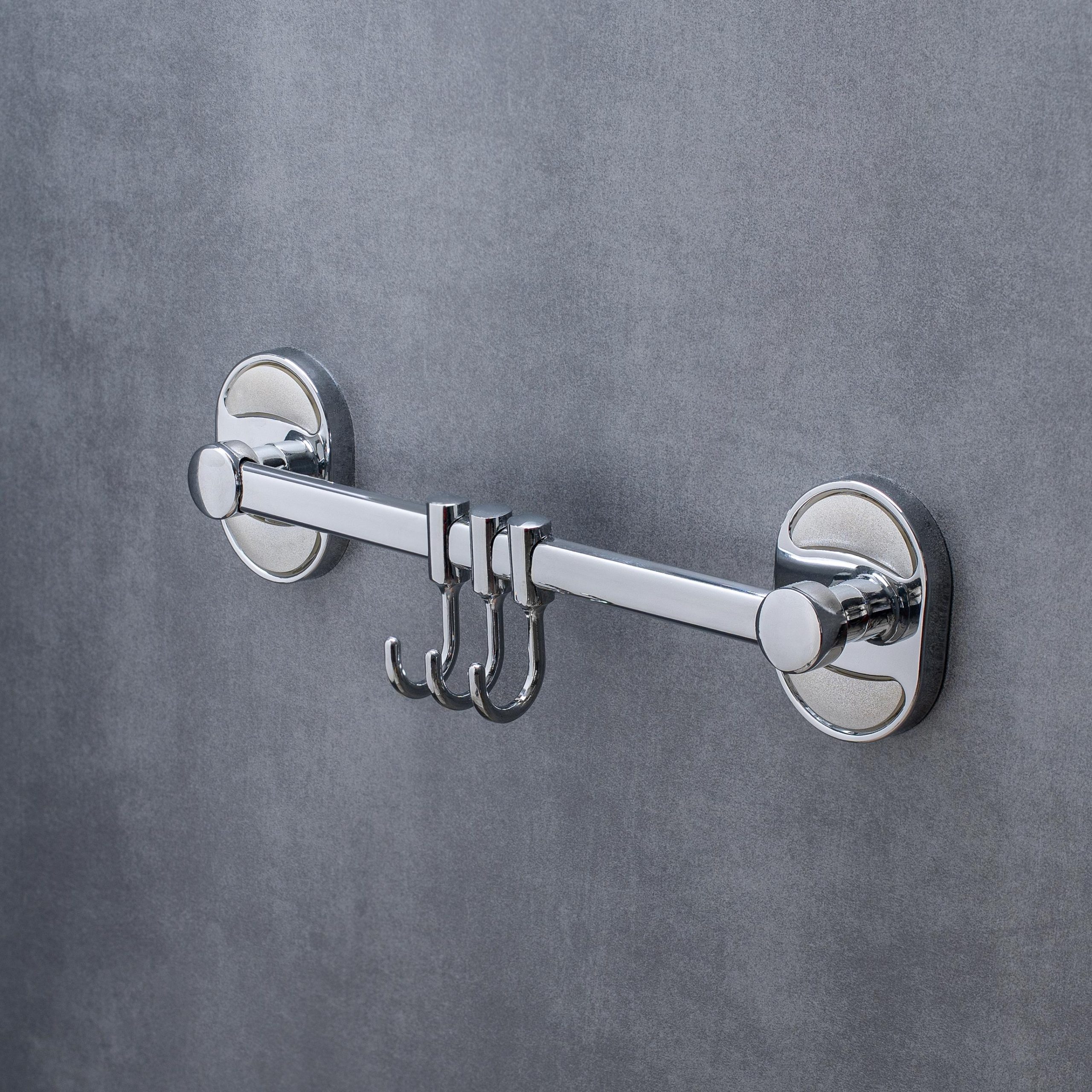 A5023 Держатель для полотенец на три крючка