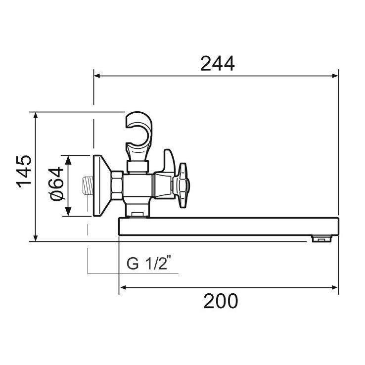 SL115-142E Смеситель для ванны