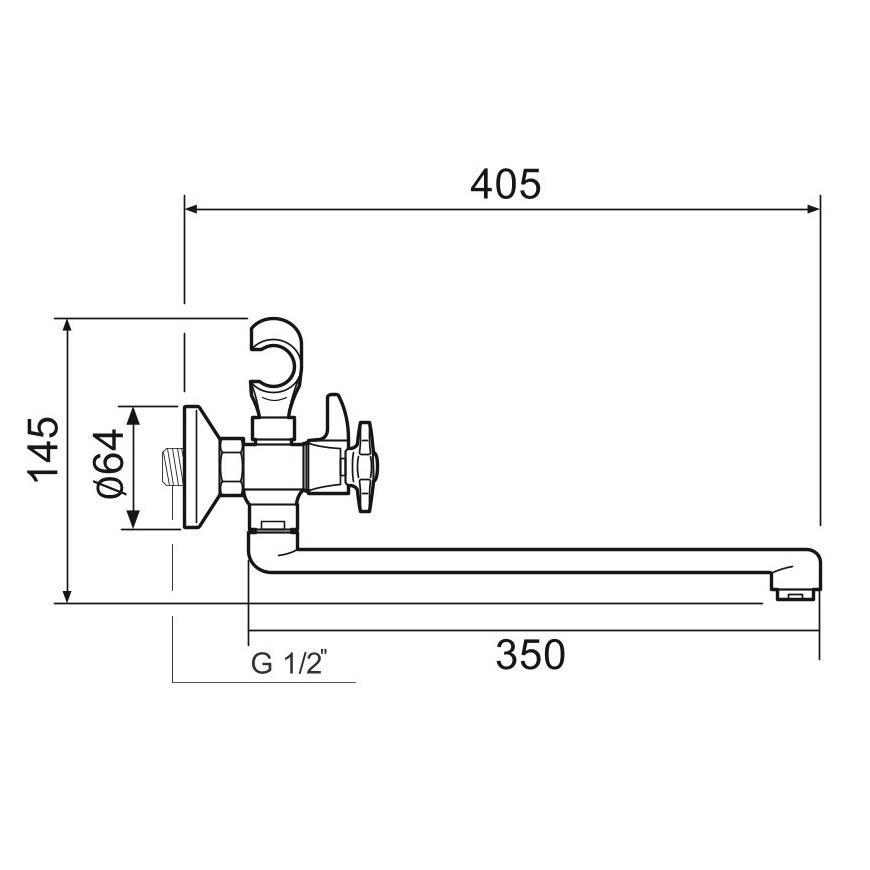 SL115-140E Смеситель для ванны