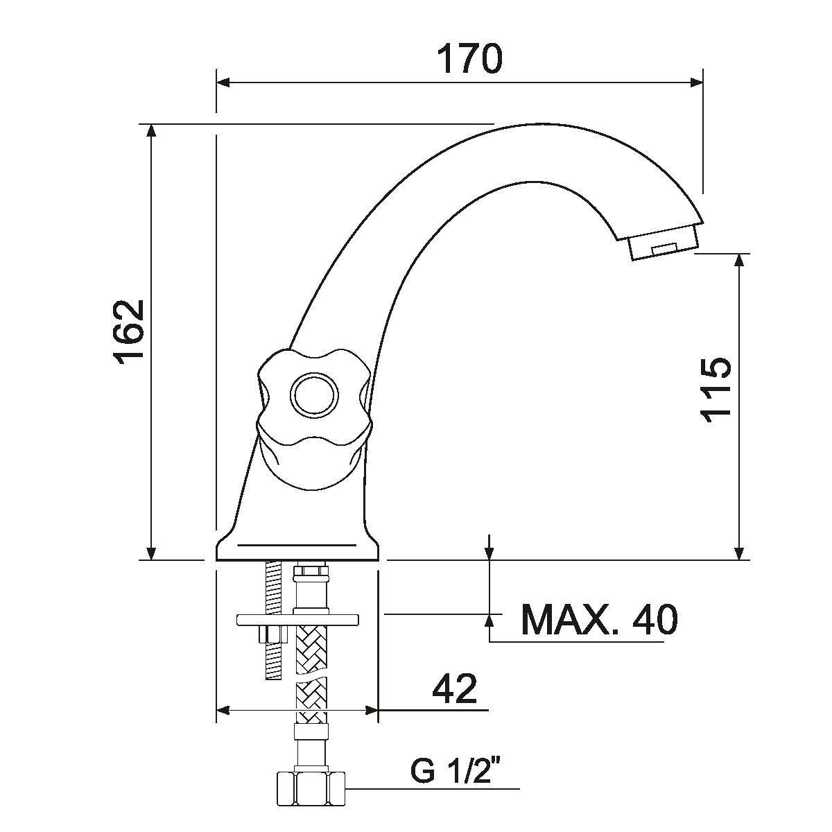 SL116-161 Смеситель для умывальника