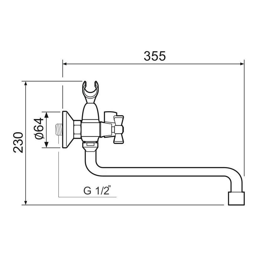 SL118-140 Смеситель для ванны