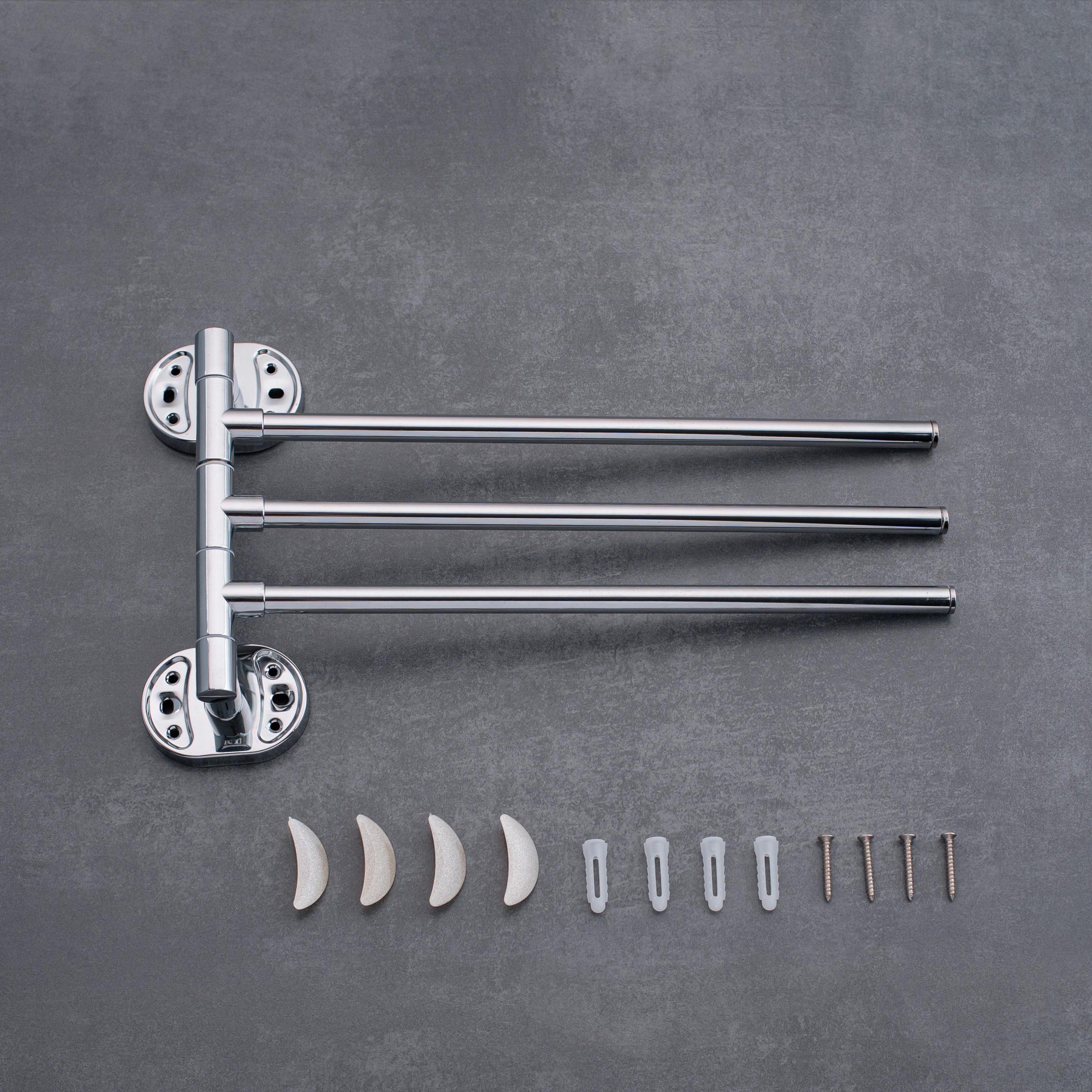 A1025 Держатель для полотенец поворотный тройной