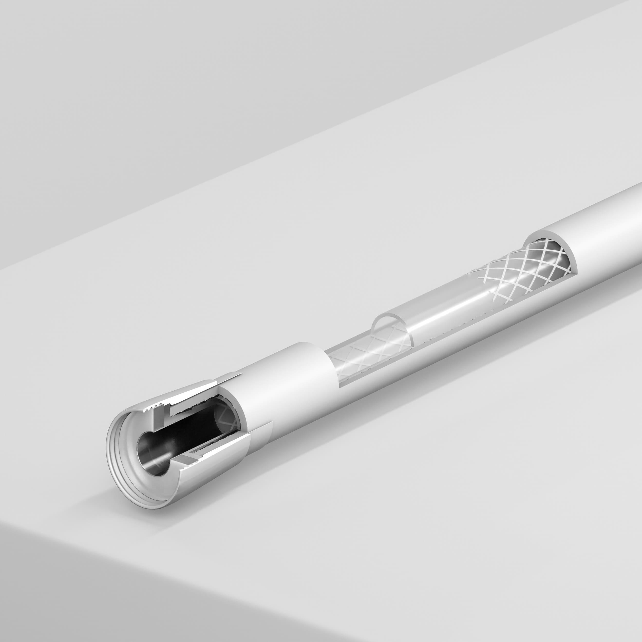 SH-18 Шланг для душа не растяжной из PVC-150 см, белый