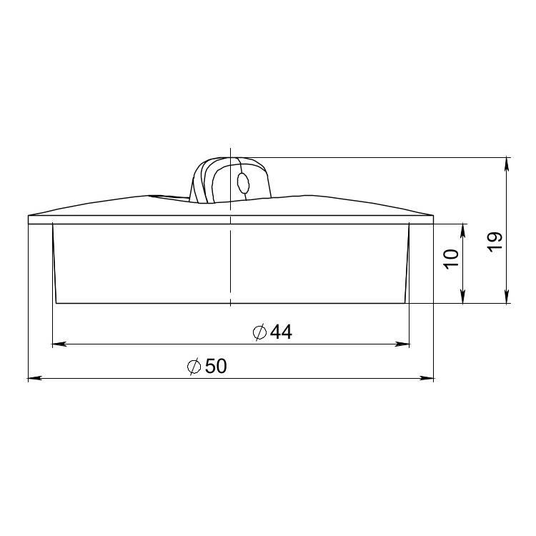Пробка "РМС" КС-08 резиновая