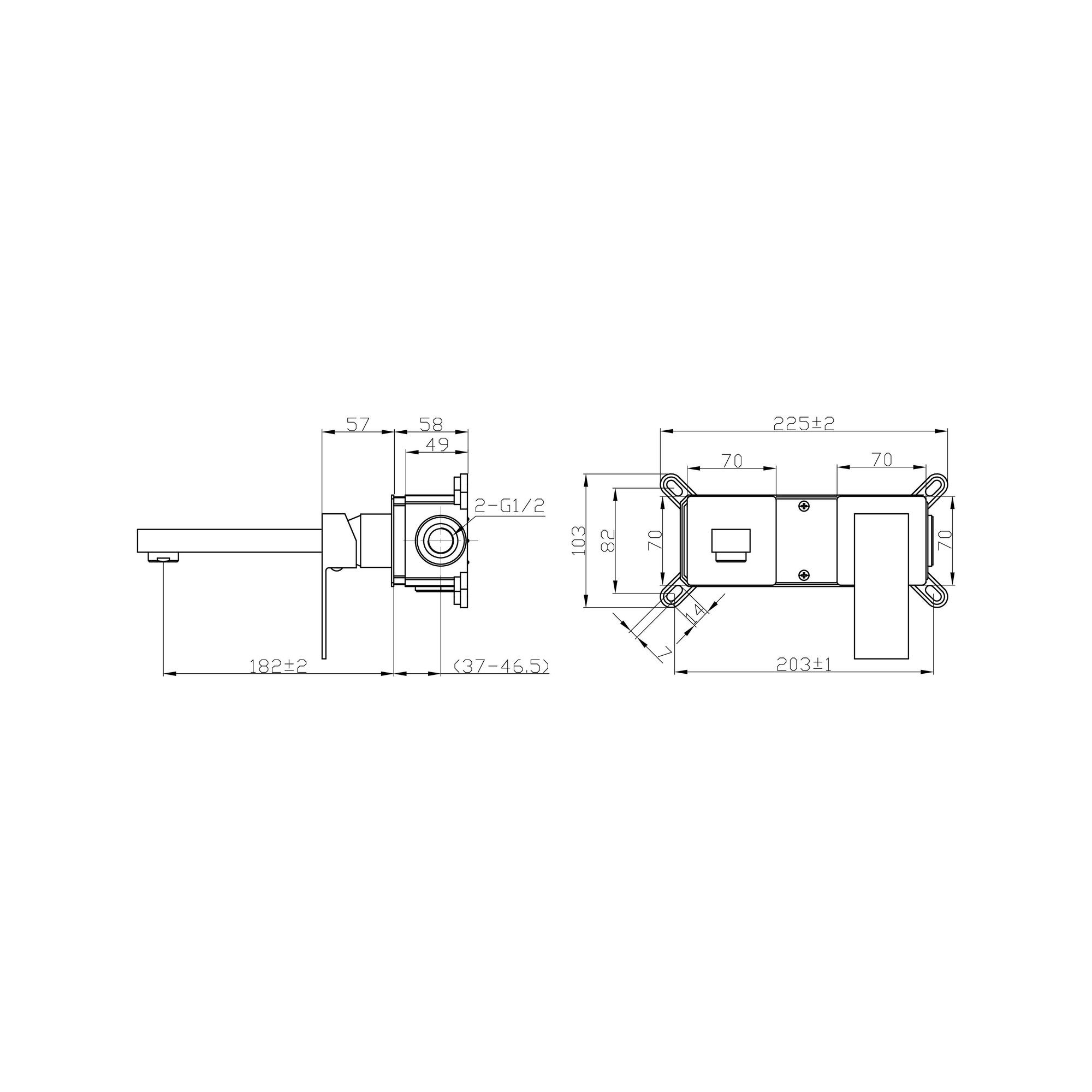 ПР-У1502-11 Смеситель для умывальника, ø35