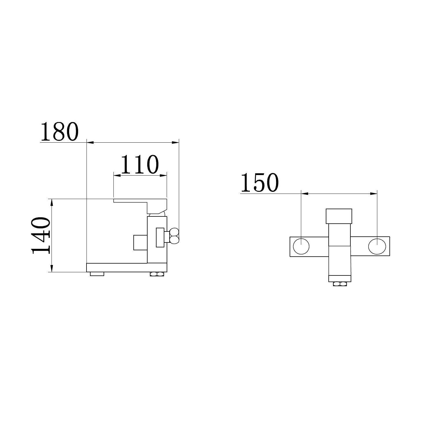 SL144-009E Смеситель для ванны,Ø35