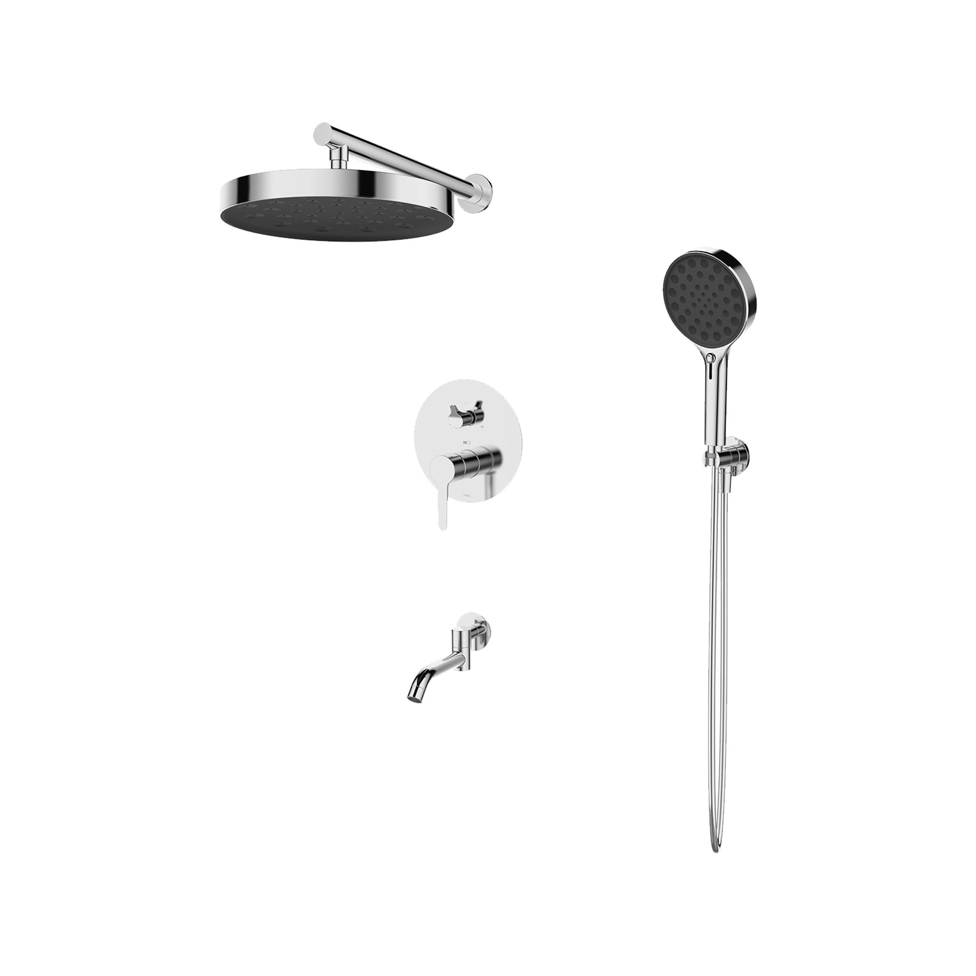 ВК-Д1401-11 Встраиваемая душевая система с тропическим душем, ø35