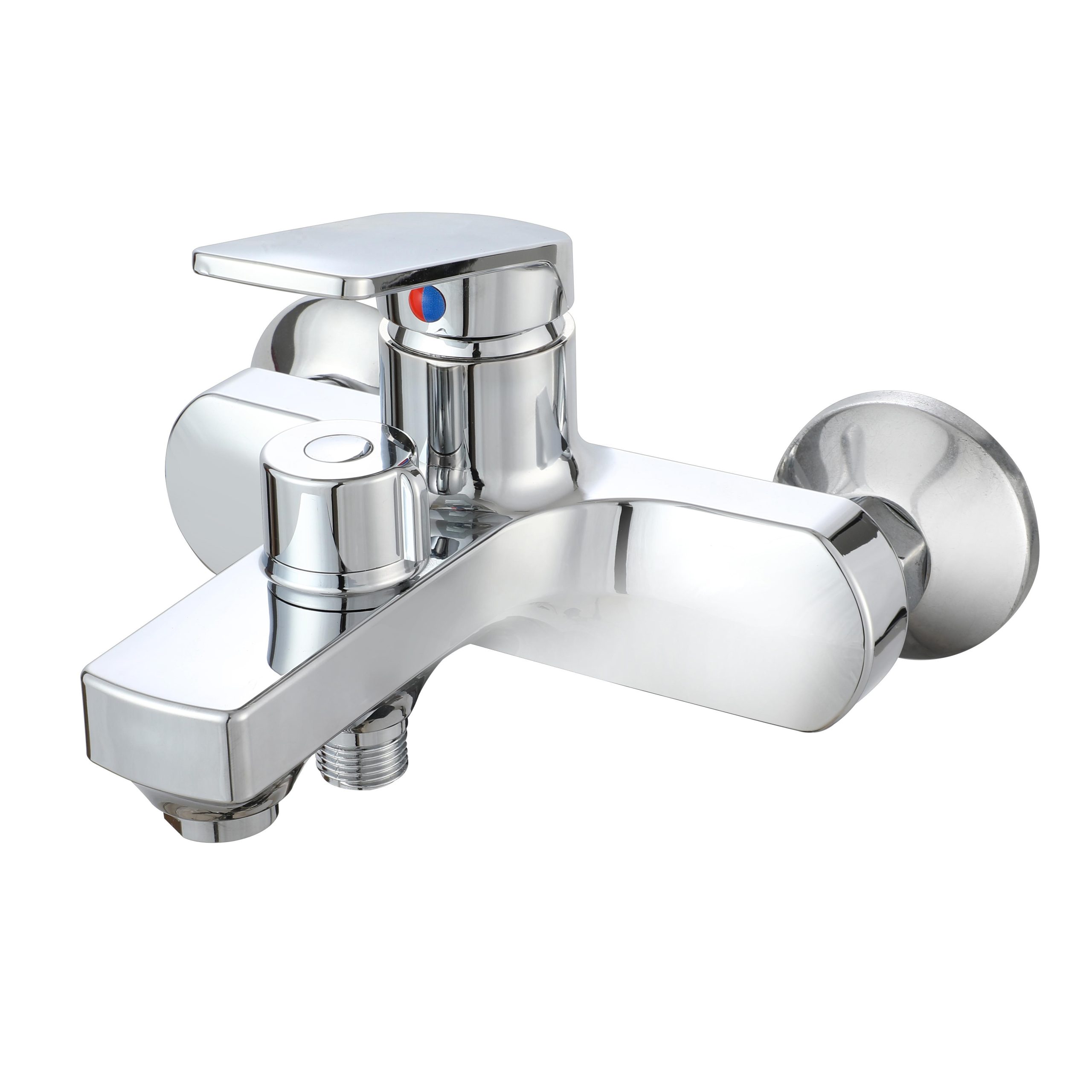 PL7CH-009E Смеситель для ванны  из высокопрочного пластика-Хром