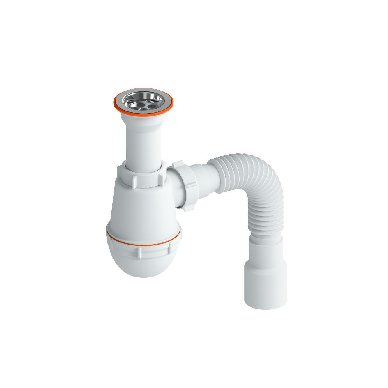 Сифон "РМС" СМ-01 для мойки (литой)