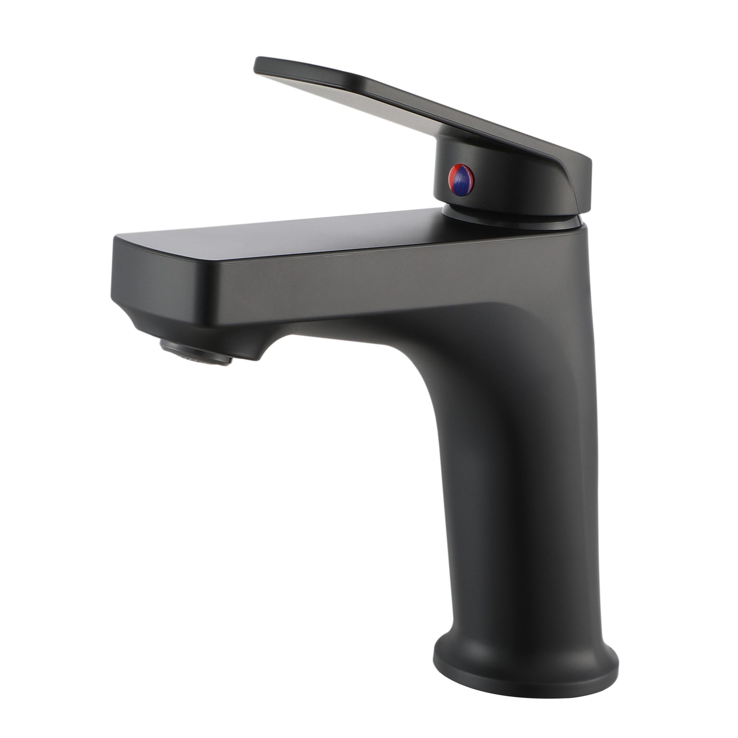 PL7BL-001F Смеситель для умывальника из высокопрочного пластика-Черный