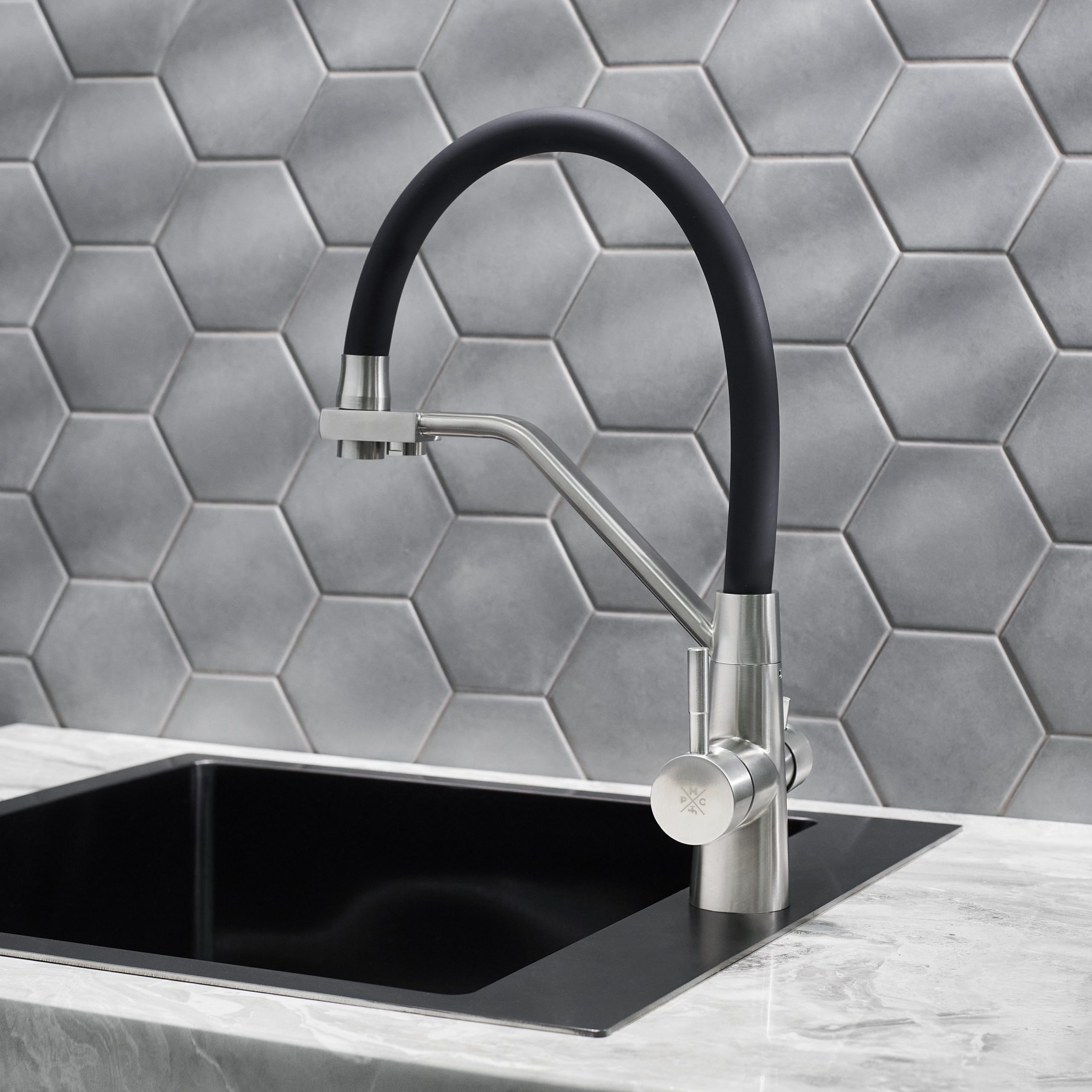 SUS127BL-016F-015 Смеситель для кухни с переключением фильтра, ø35