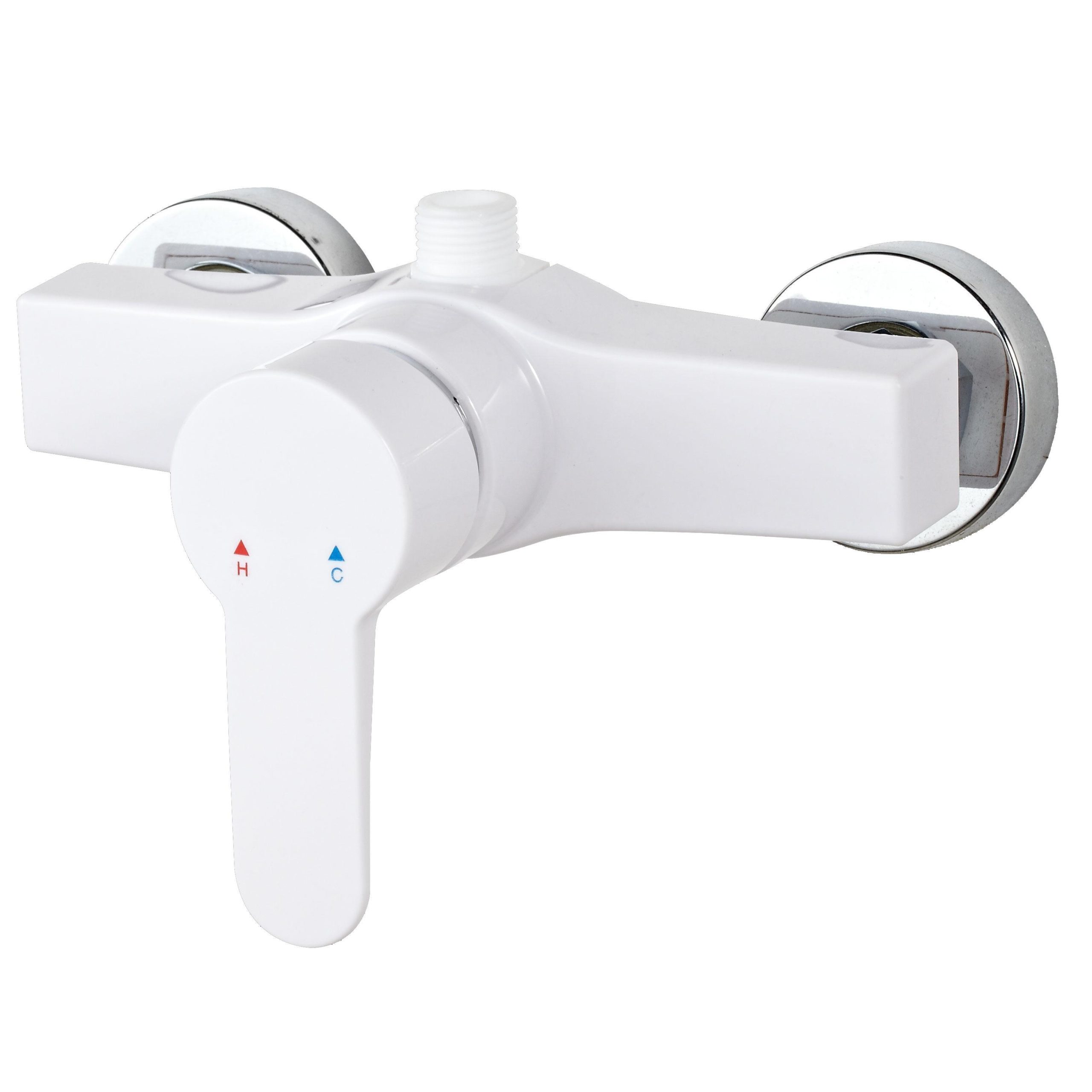 PL5-003 Смеситель для душа из высокопрочного пластика- БЕЛЫЙ