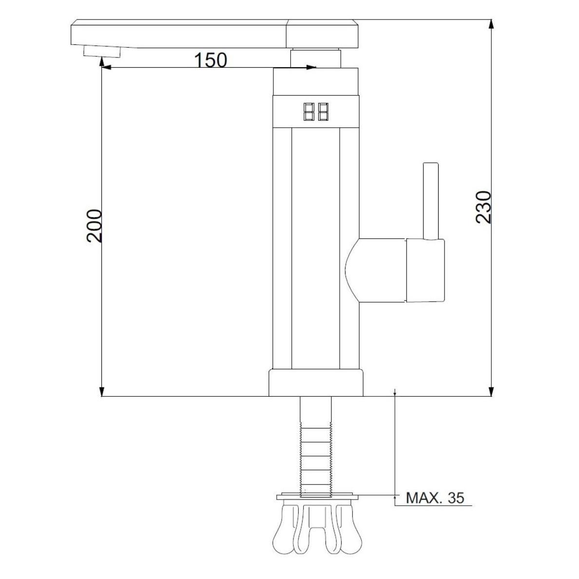 РМС-ЭЛ06  Кран-водонагреватель проточного типа
