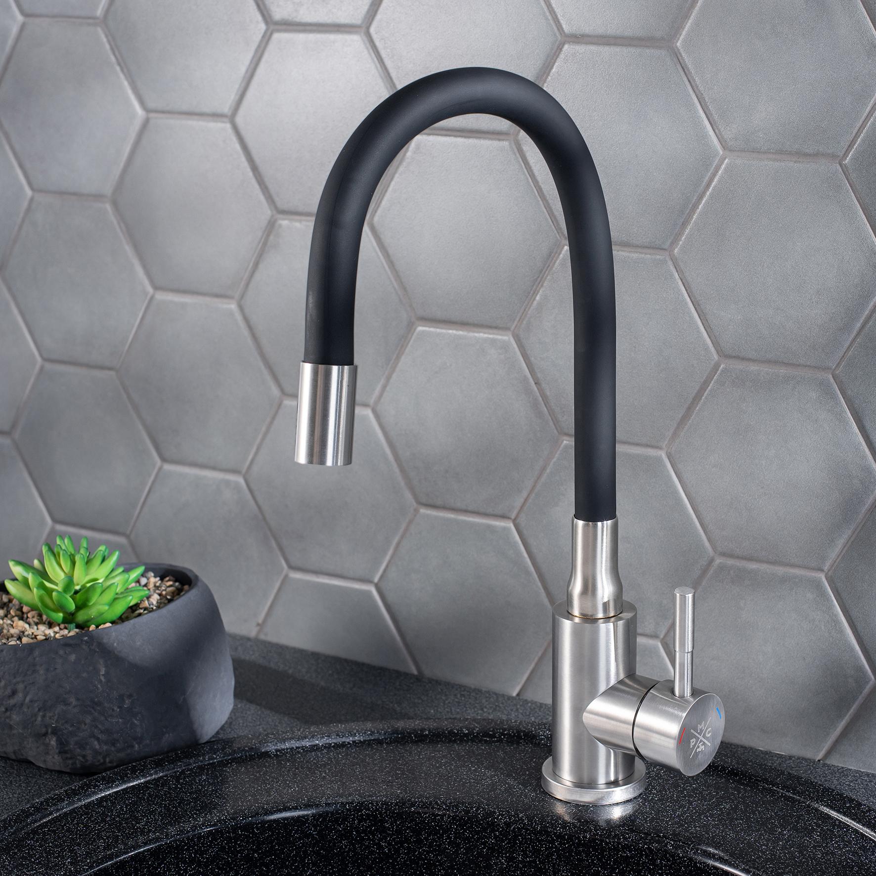 SUS124BL-016F Смеситель для кухни, ø35