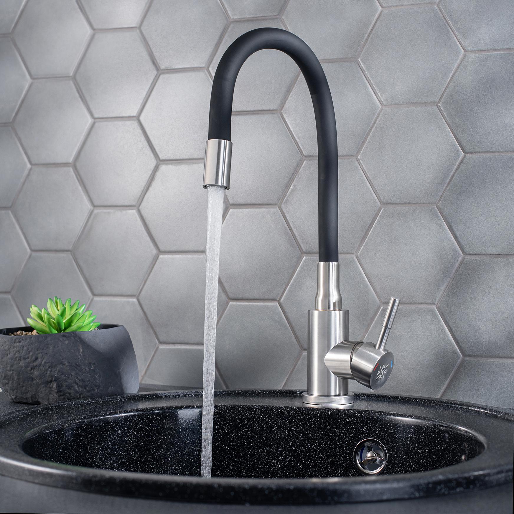 SUS124BL-016F Смеситель для кухни, ø35