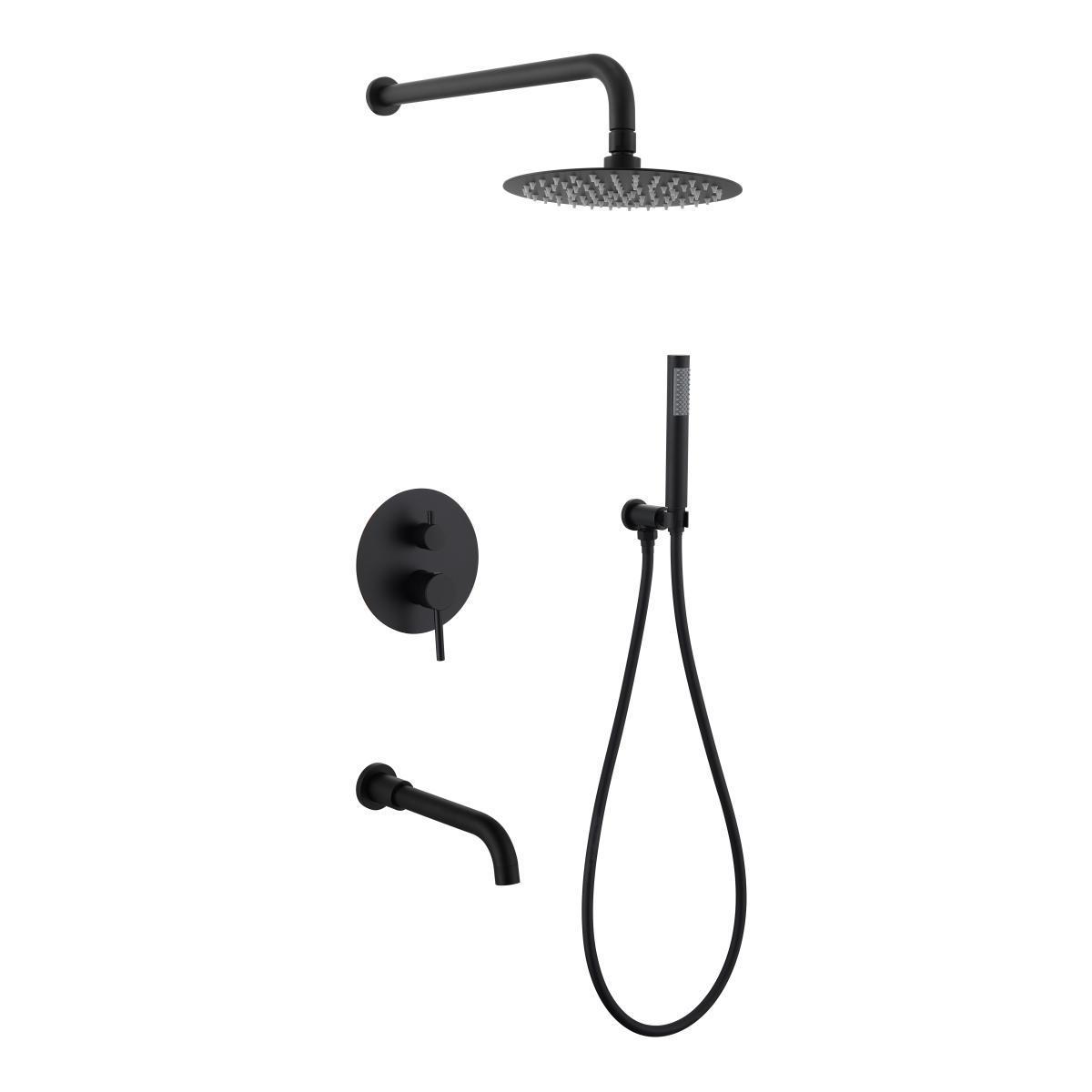 SUS129BL-1S Смеситель для ванны скрытого монтажа, ø35