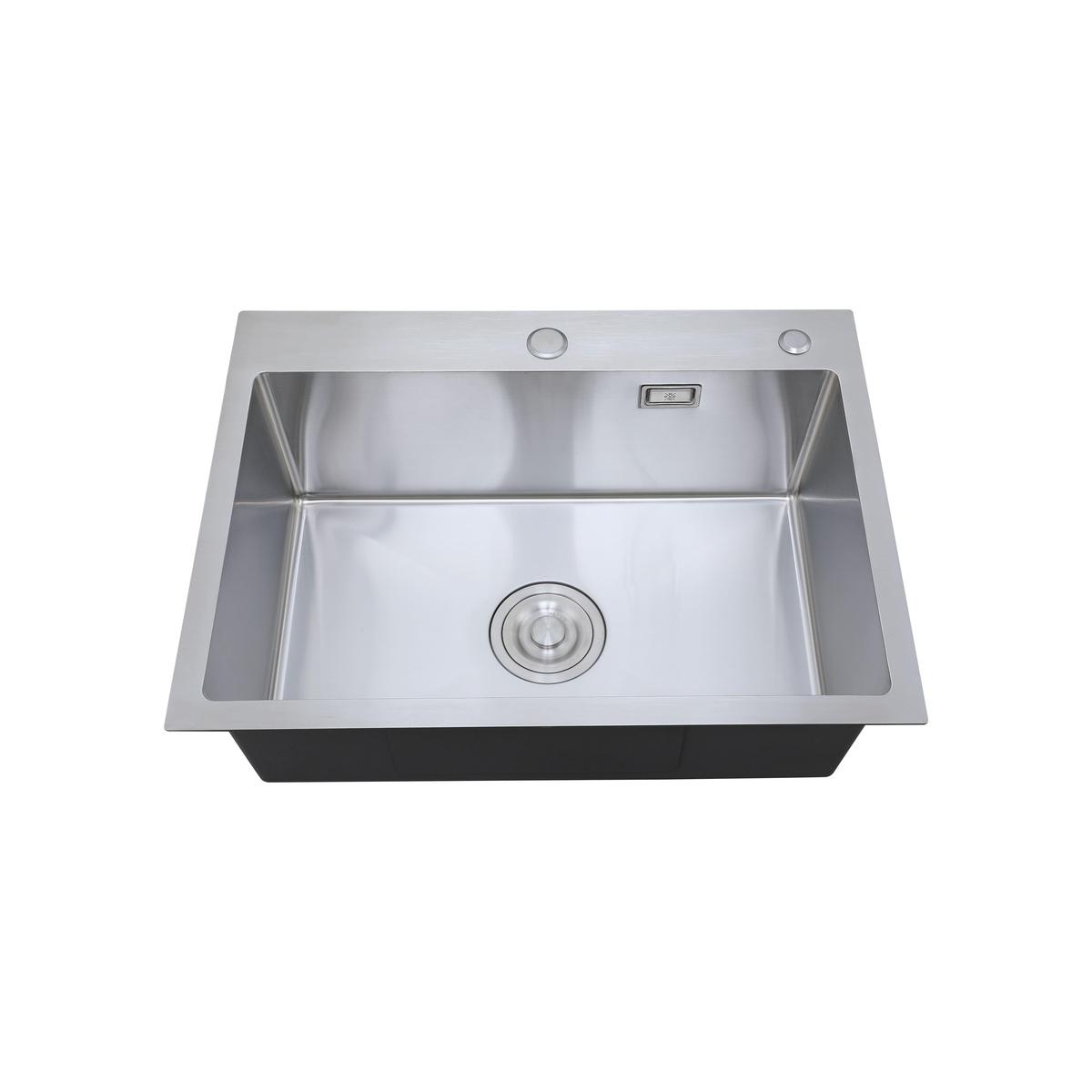 MR-5843 Набор 3 в 1 РМС (кухонная мойка+ корзина раздвижная+ дозатор врезной)