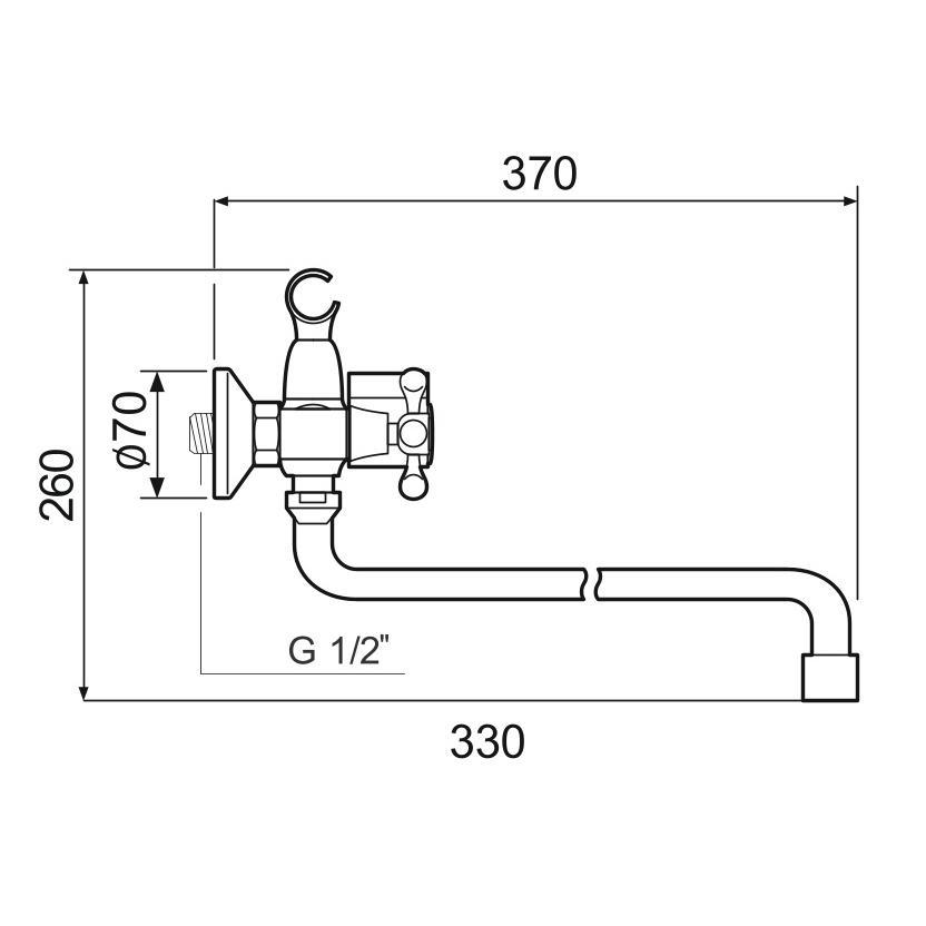 SL71-140 Смеситель для ванны