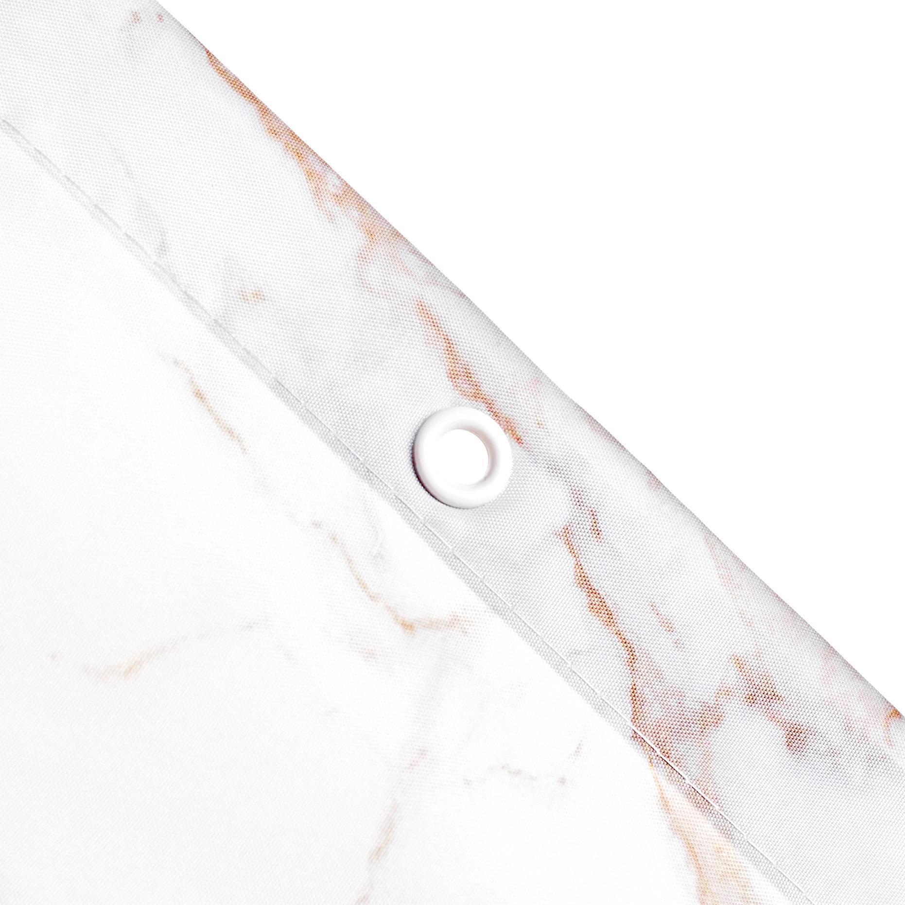 Штора для ванной комнаты РМС ШП-02БЖ "Мрамор"