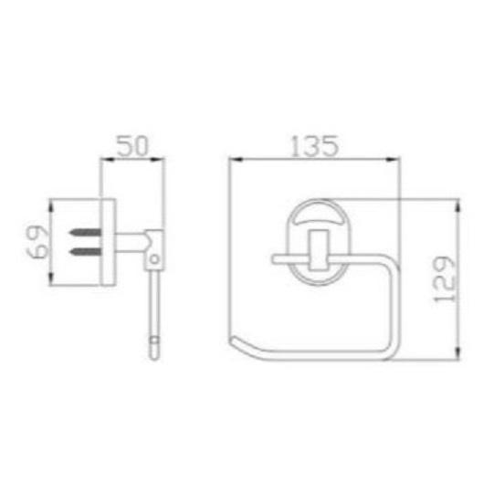 A1021-1 Держатель для т/бумаги