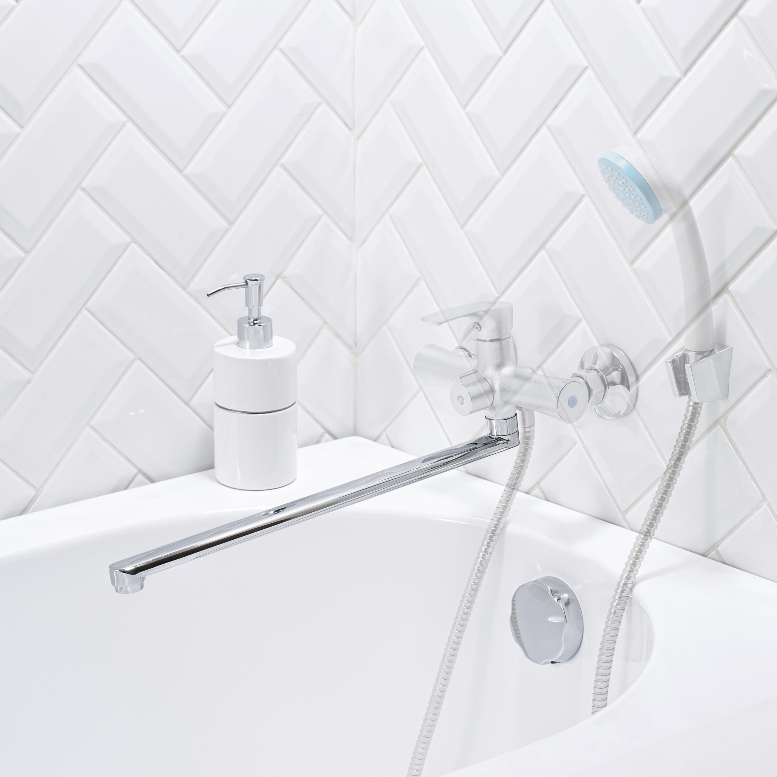 SS40P Излив прямой для ванны