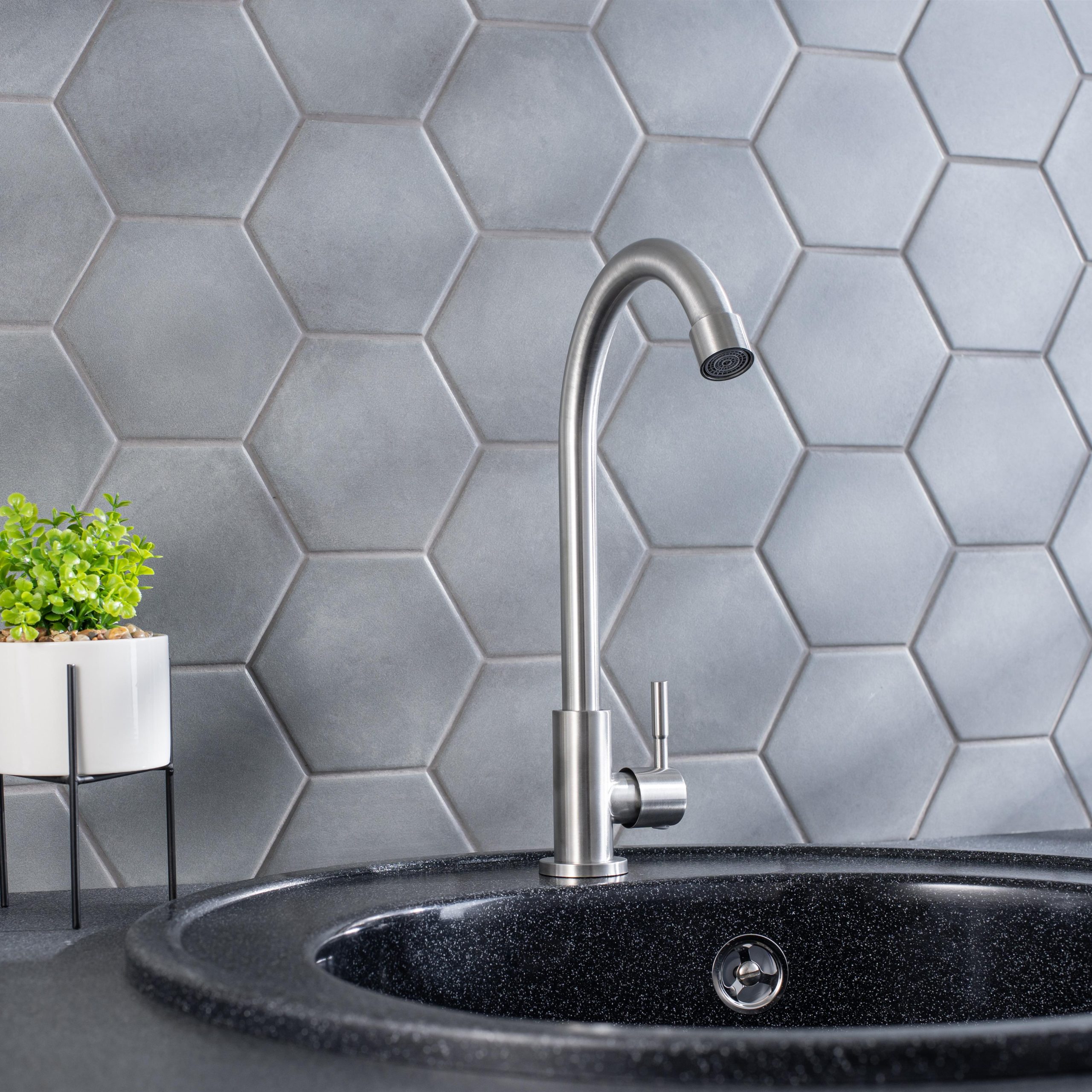 SUS124-269F Кран для кухни для одной воды