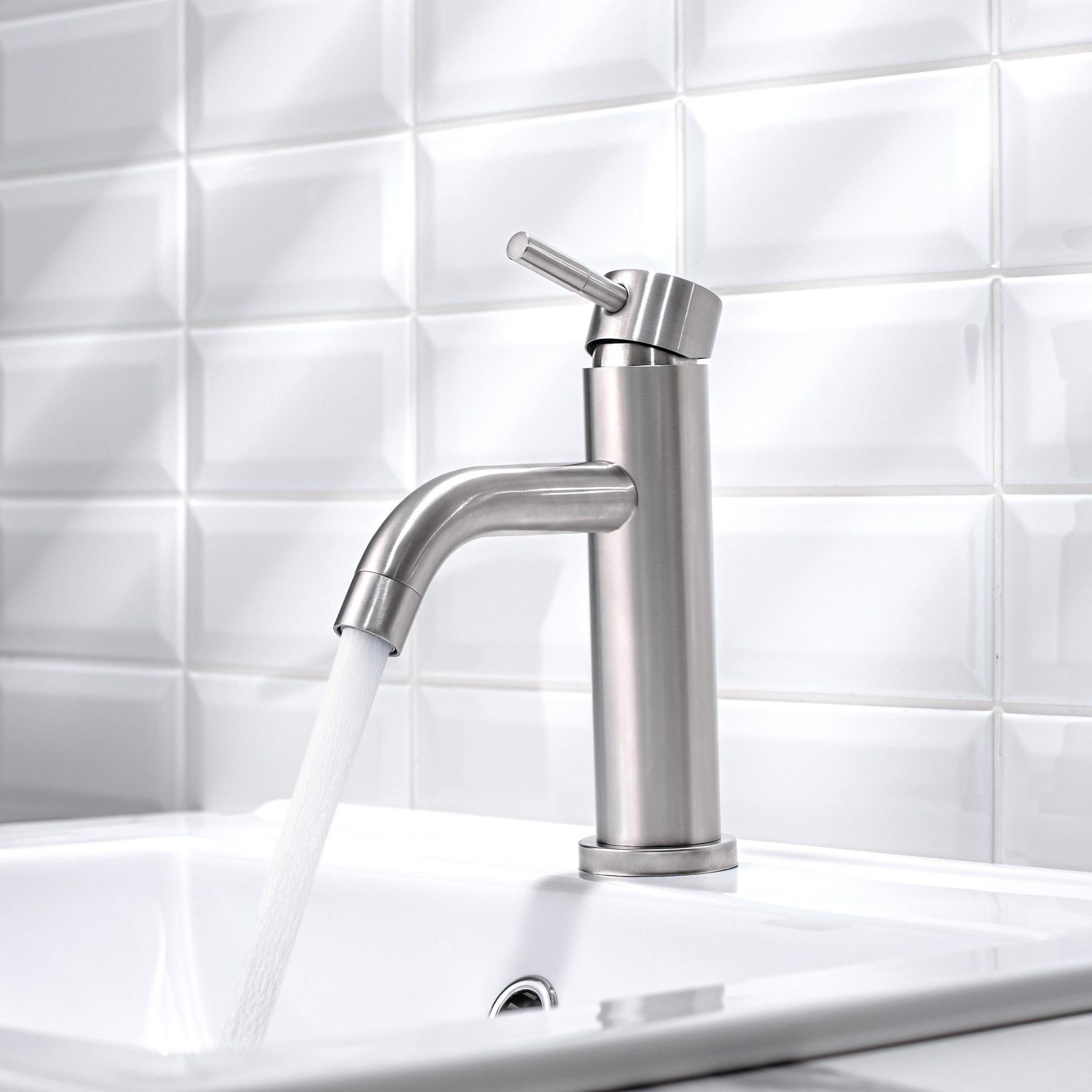 SUS128-001F Смеситель для умывальника, ø35