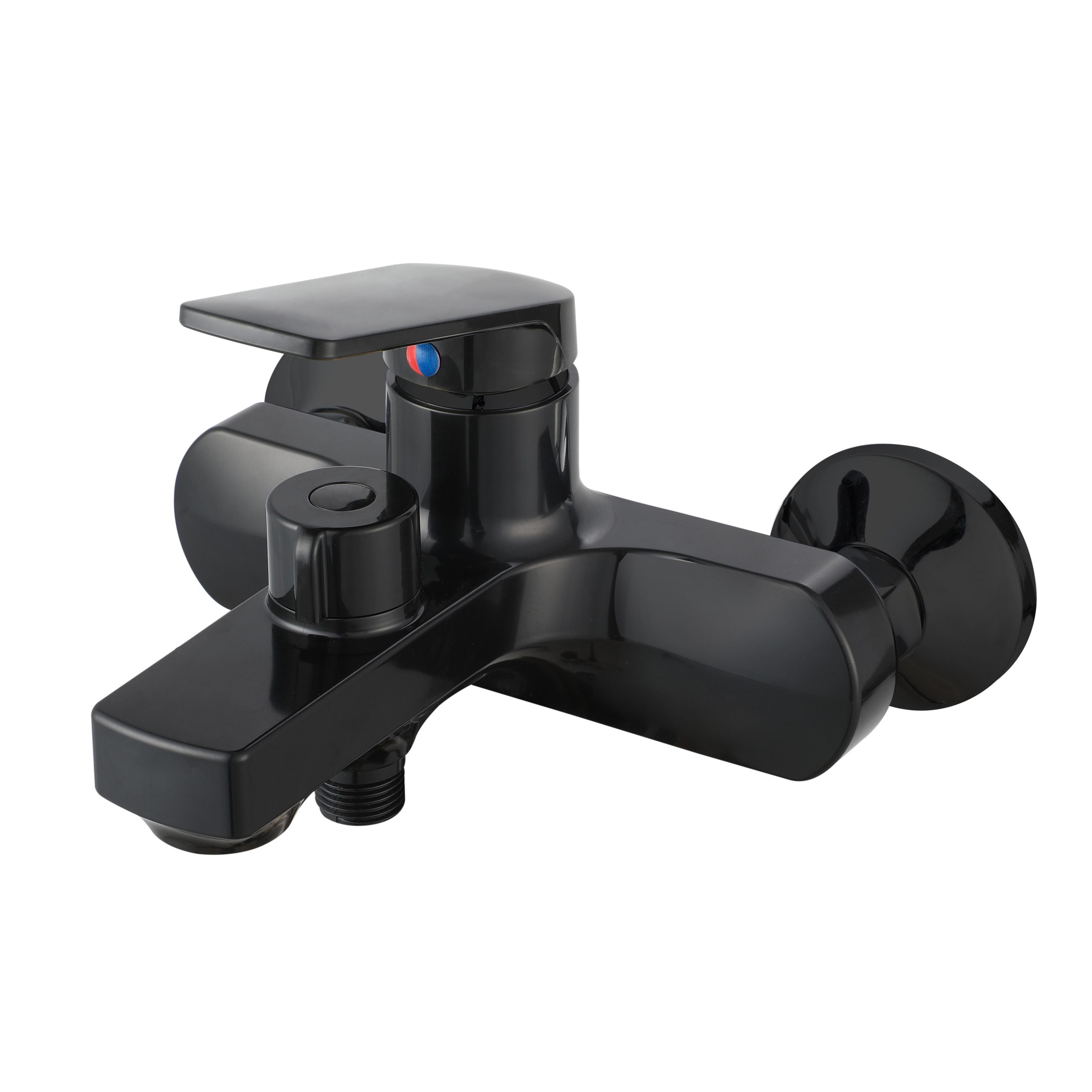 PL7BL-009E Смеситель для ванны  из высокопрочного пластика-Черный