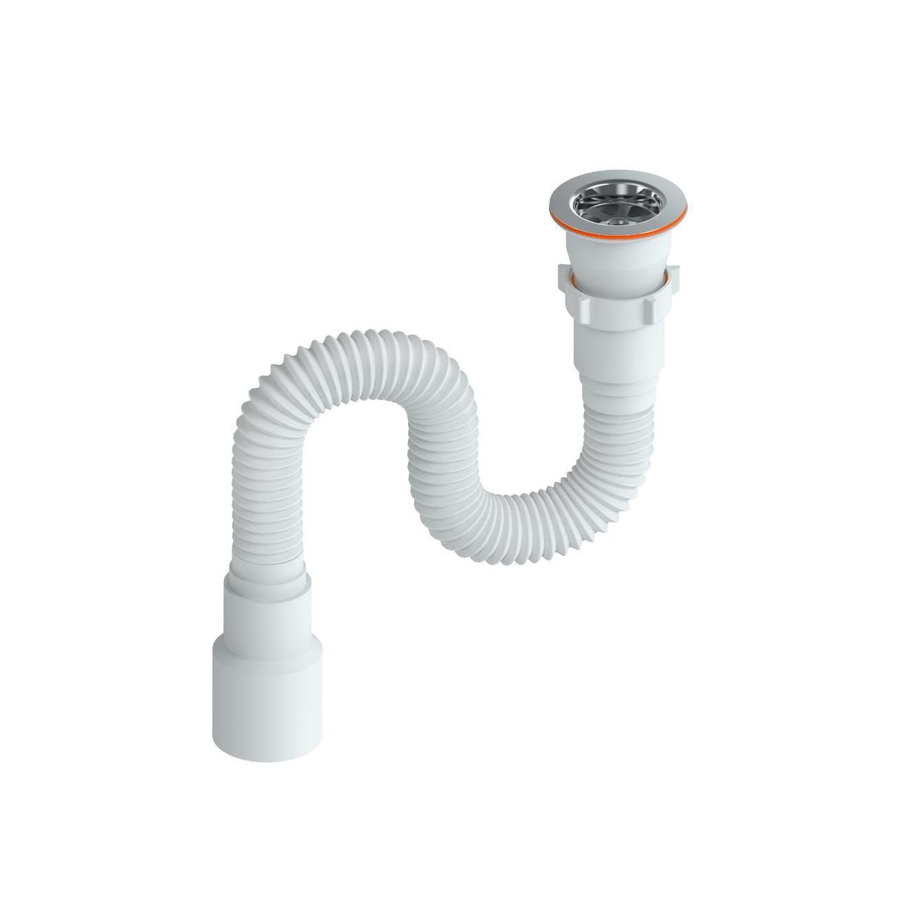 Сифон "РМС" СГУ-0,8 м гофрированный универсальный