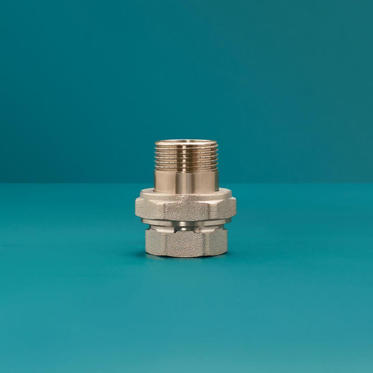 Сгон прямой "РМС" 09-20 "американка" (3/4")