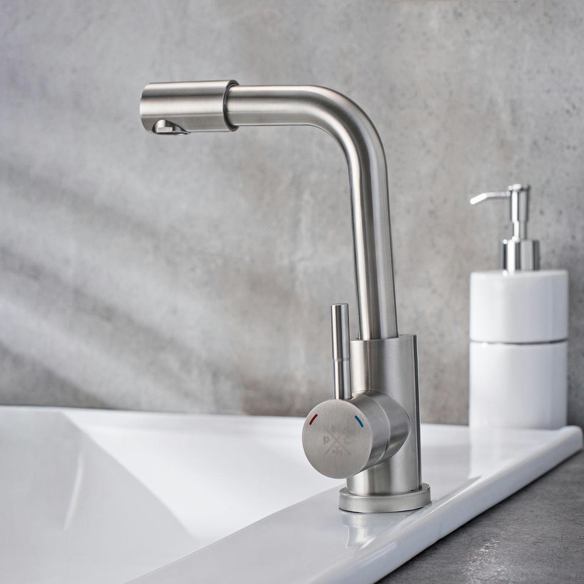 SUS124-001F-3 Смеситель для умывальника, ø35