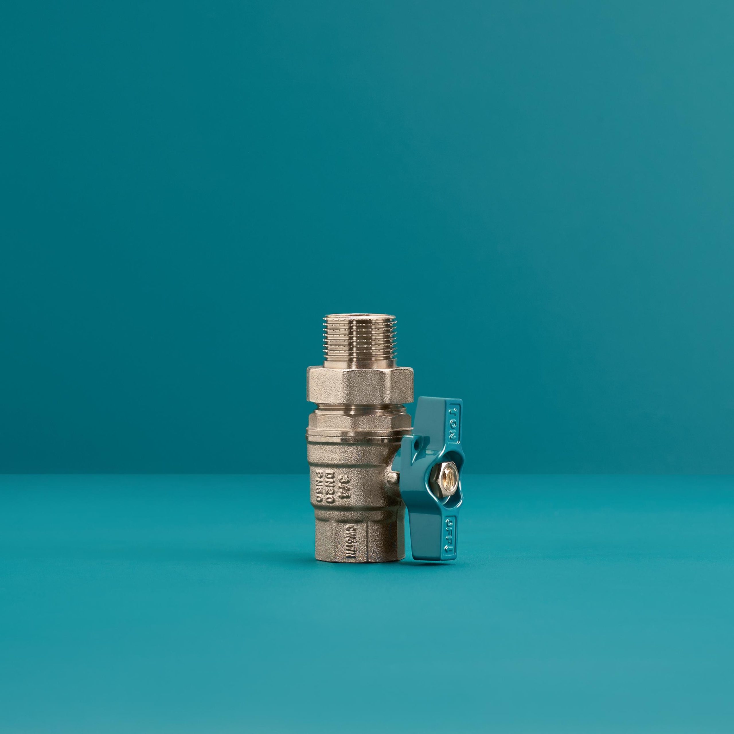 Кран шаровой "РМС" Люкс с полусгоном ГШБА-20 (3/4")