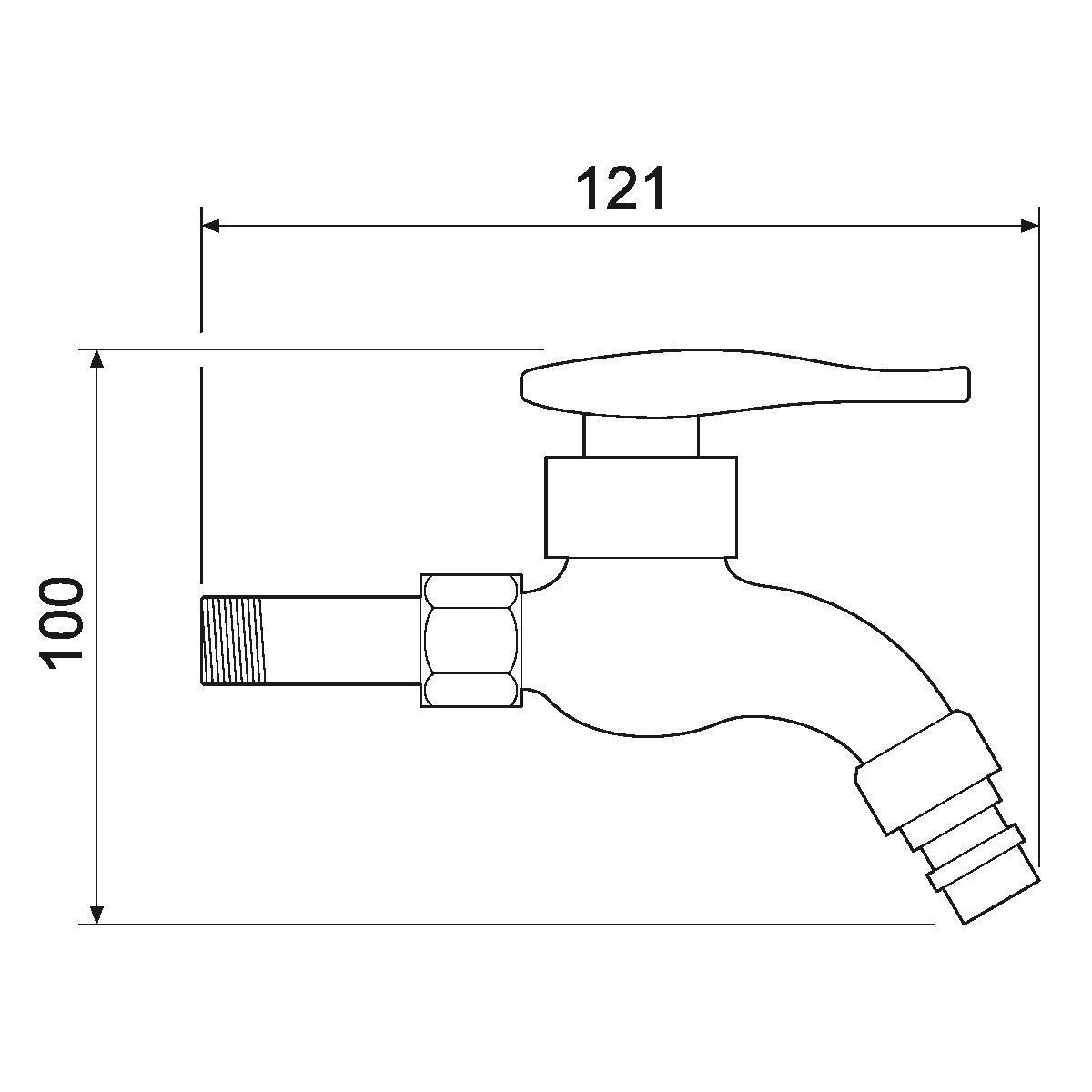 SL79-270 Кран водоразборный для одной воды