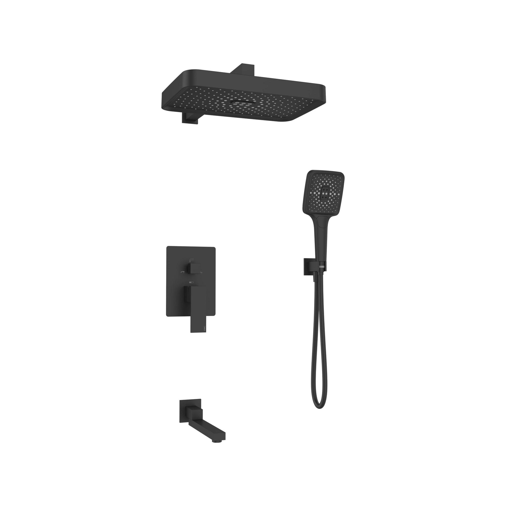 ПР-Д1402-11 Встраиваемая душевая система с тропическим душем, ø35